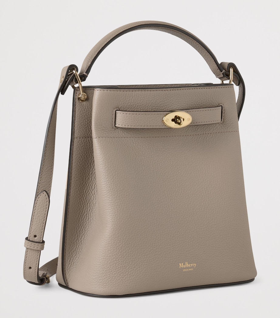 Leather Islington Bucket Bag CASHMERE TAUPE Image 4