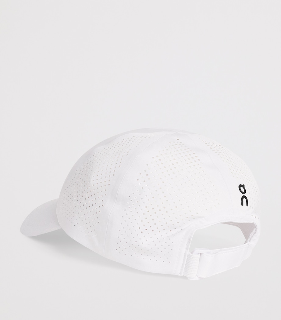 Perforated Court Baseball Cap WHITE | WHITE Image 3