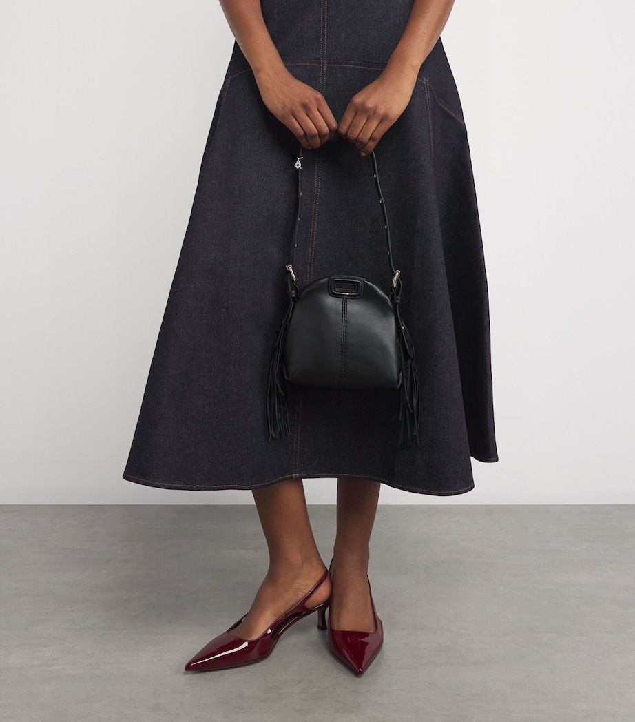 Leather Miss M Mini Bag BLACK Image 5