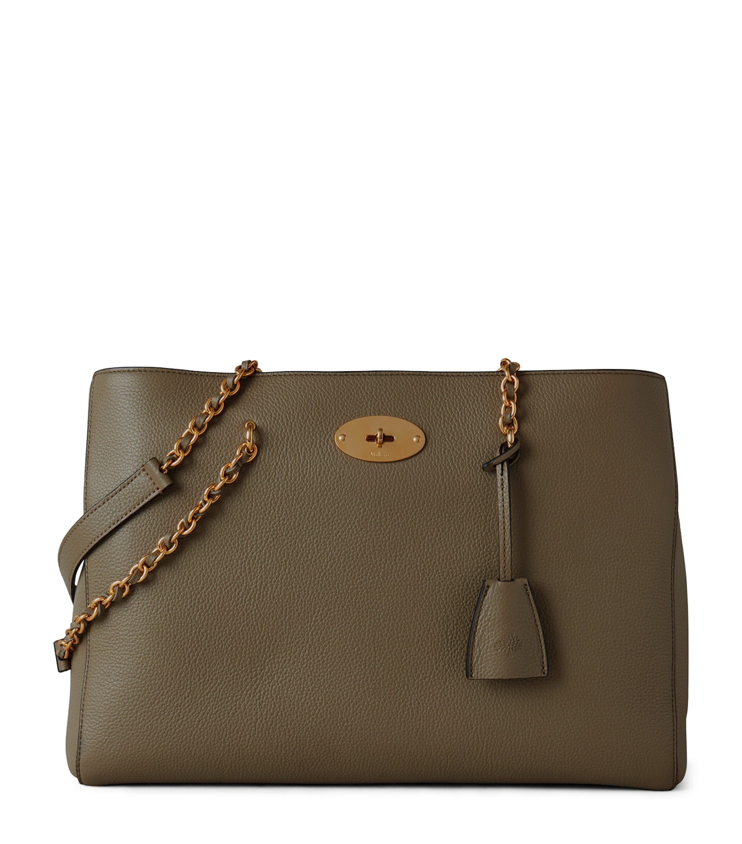 Mulberry Small Lily Chain Tote Bag In Green