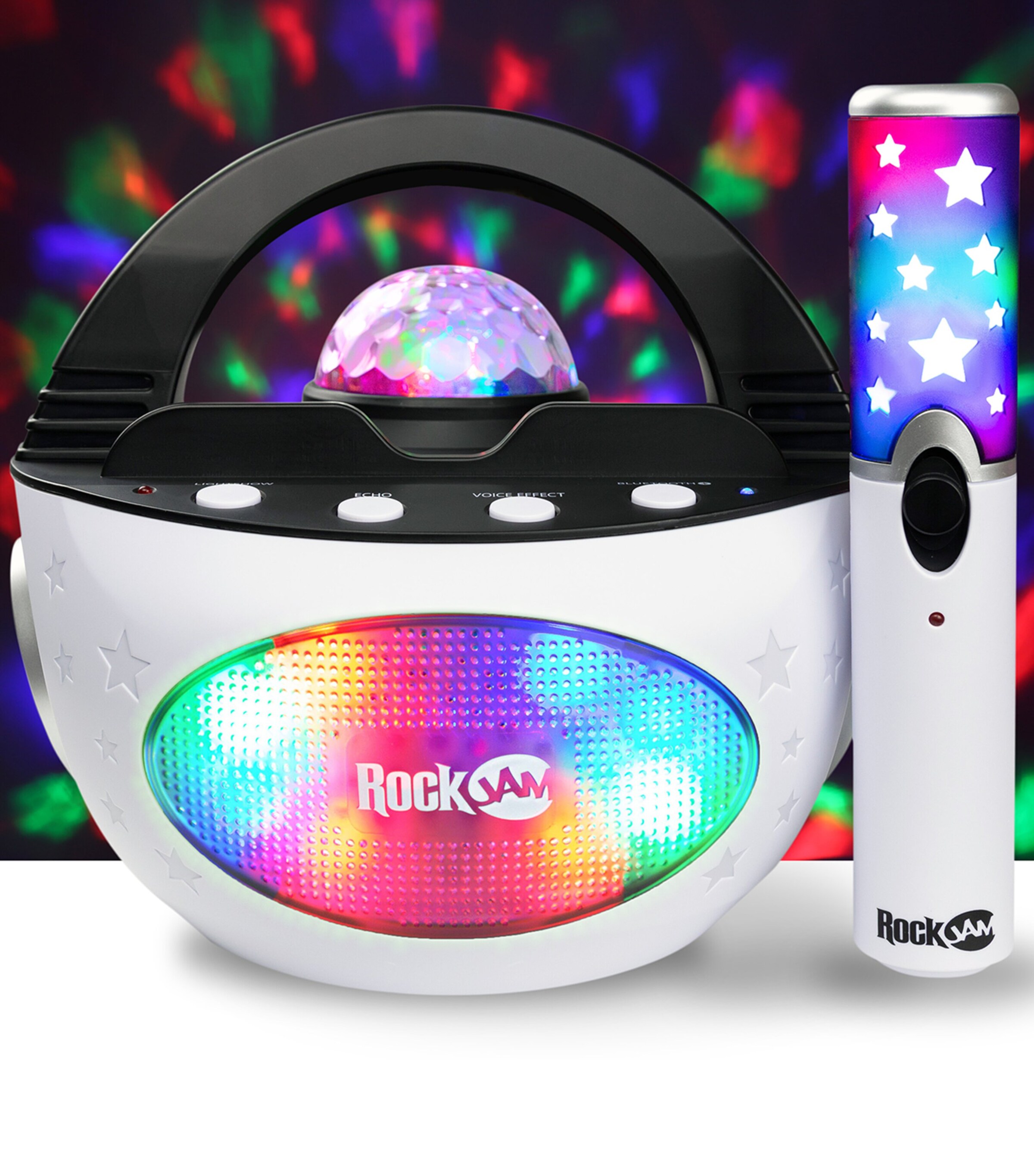 Rock Jam K-Pop Bluetooth Karaoke Machine Image 2