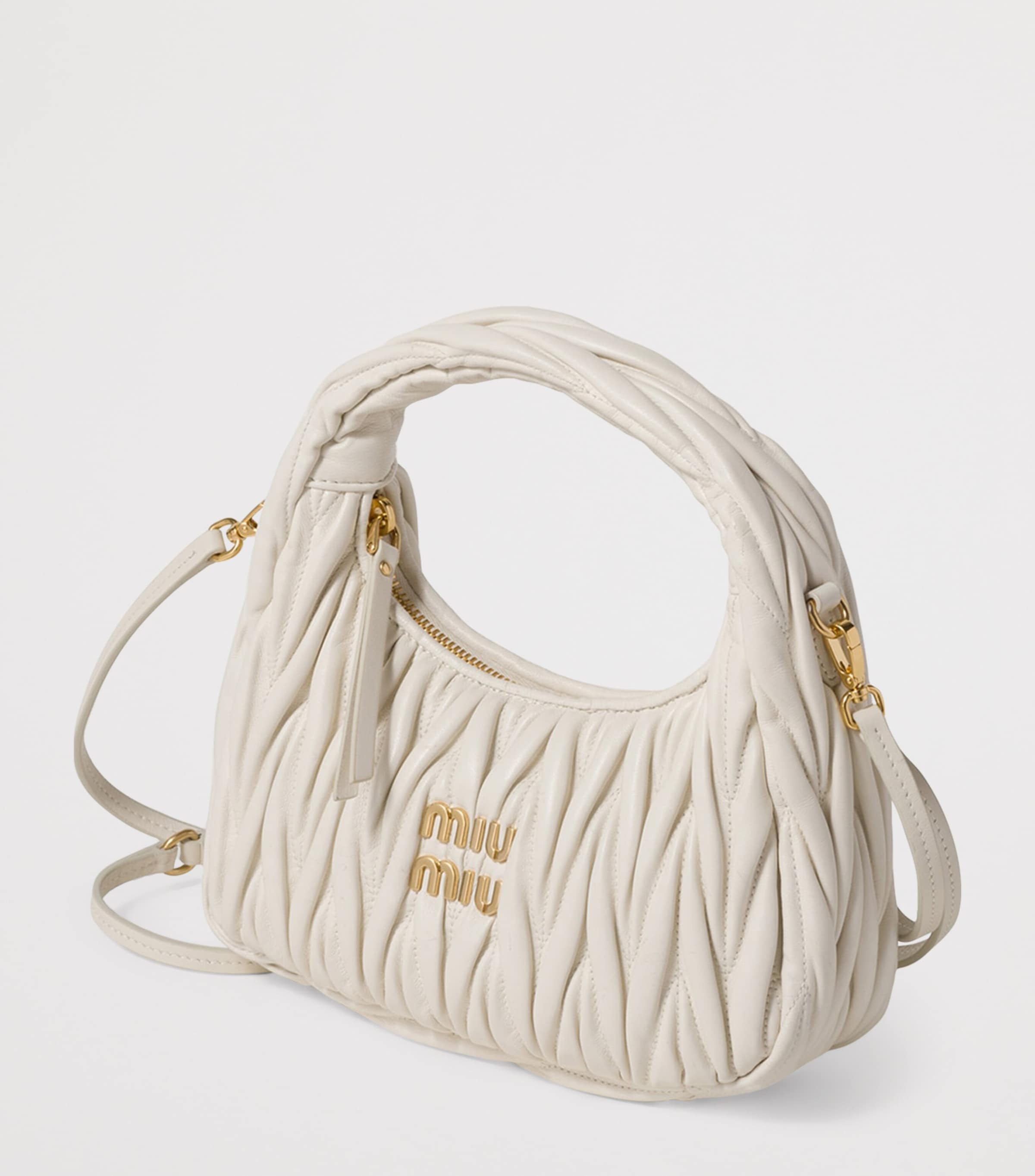 Matelassé Leather Wander Top-Handle Bag F0009 Image 3