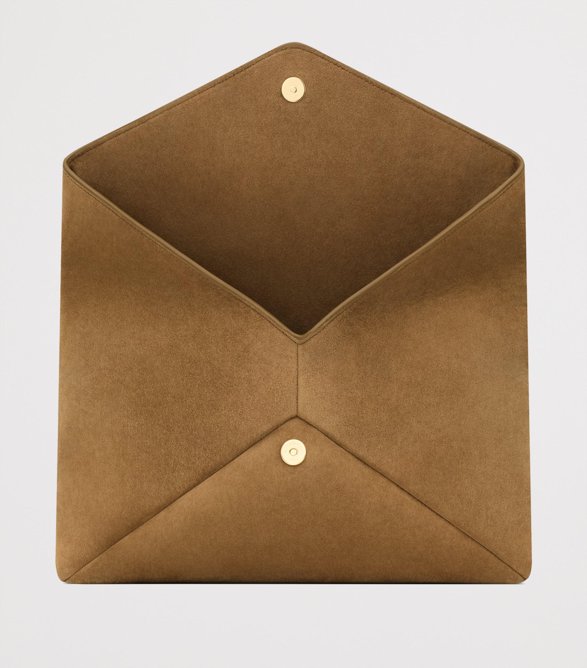 Large Suede Cassandre Envelope Pouch 3194 Image 4