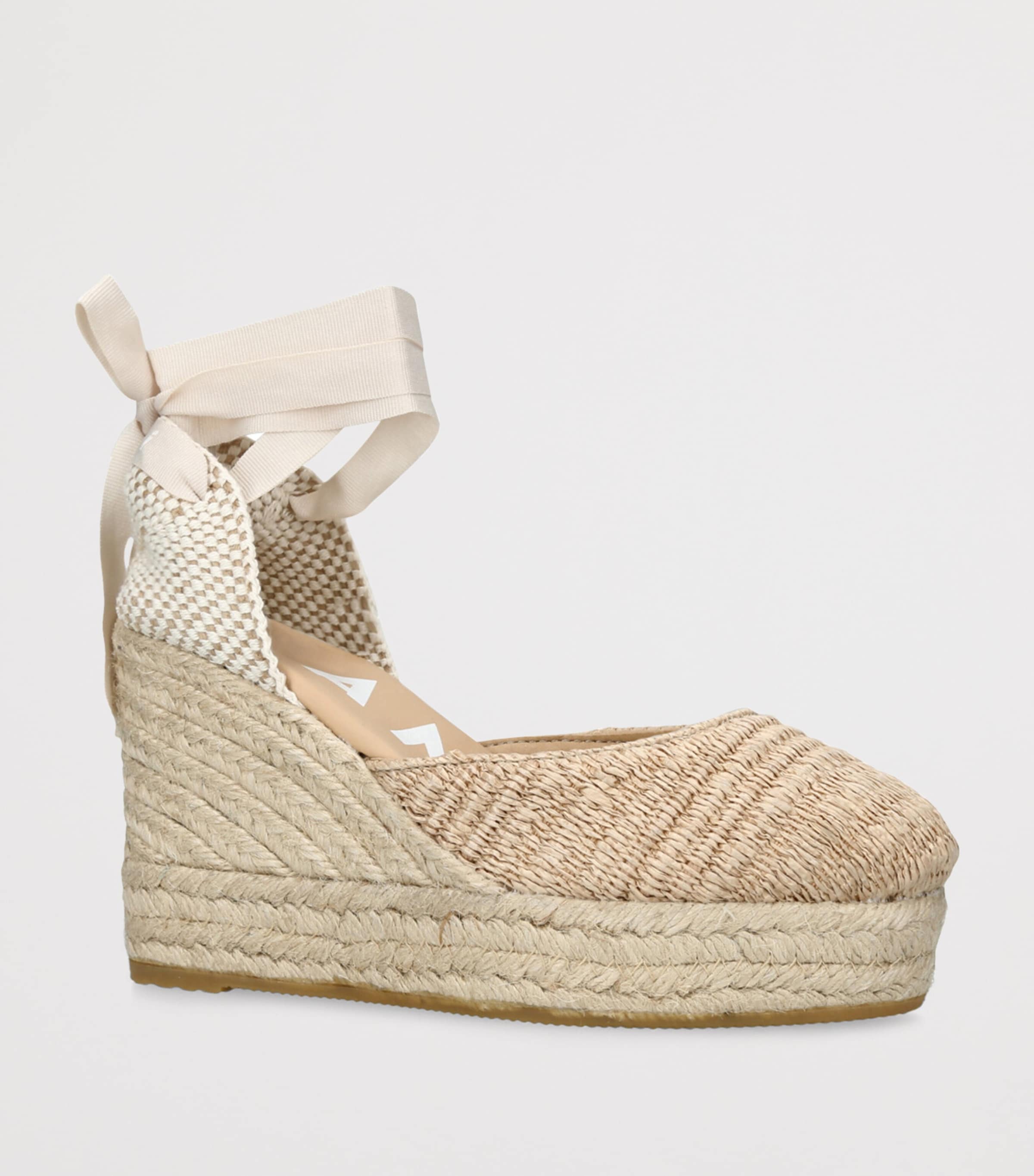 La Havana Wedge Espadrilles 100 BEIGE Image 3