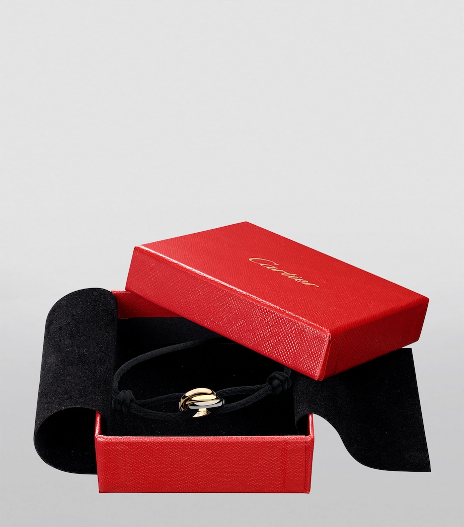 White, Yellow and Rose Gold Trinity Bracelet MULTI Image 9