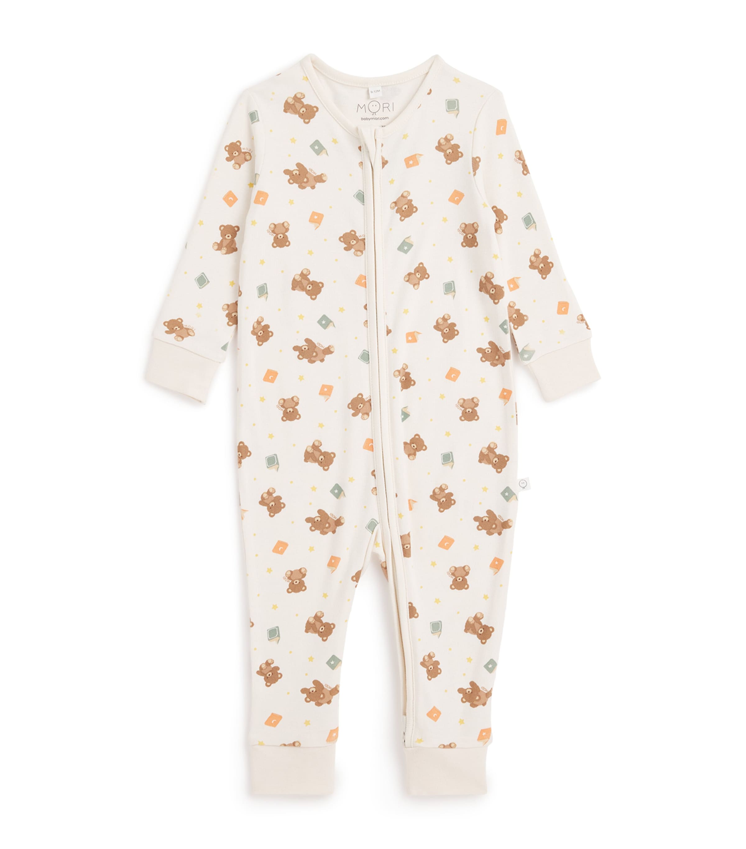 Mori Organic Cotton-bamboo Teddy All-in-one In Multi