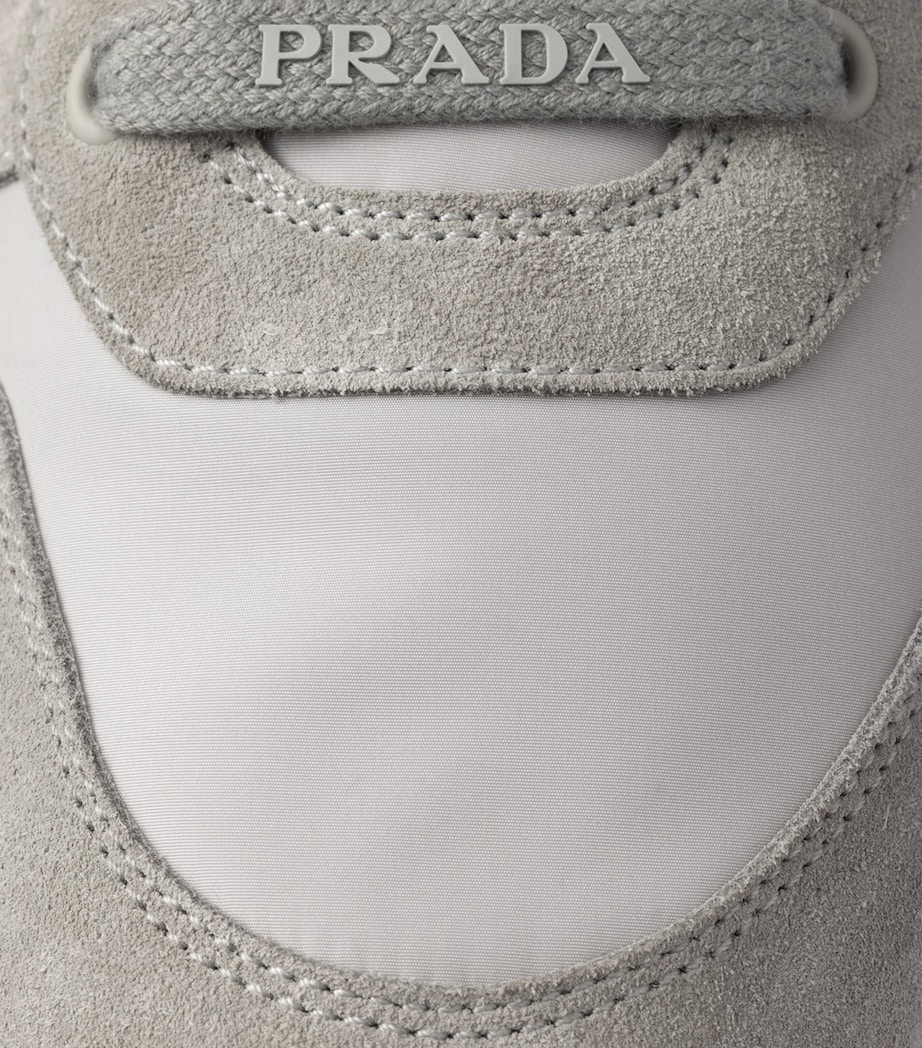 Re-Nylon and Suede Prax 2.0 Sneakers F0424 Image 5