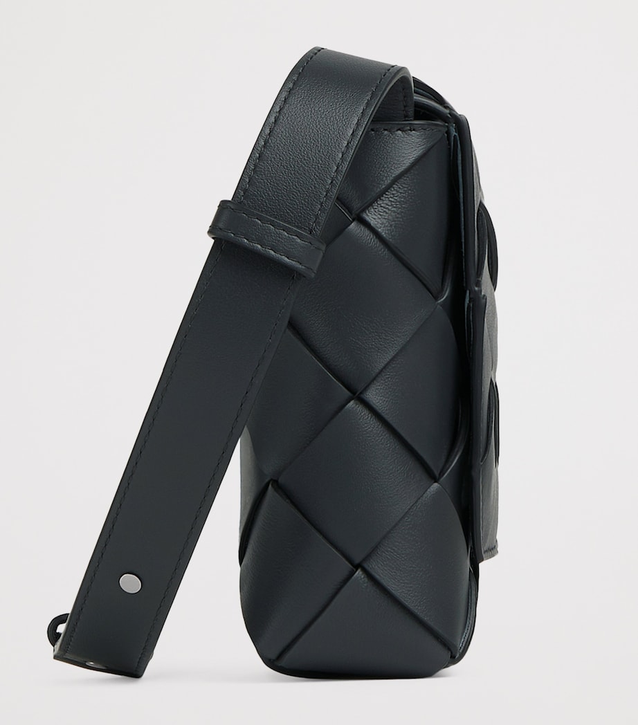 Leather Intreccio Diago Cross-Body Bag 2077 Image 3