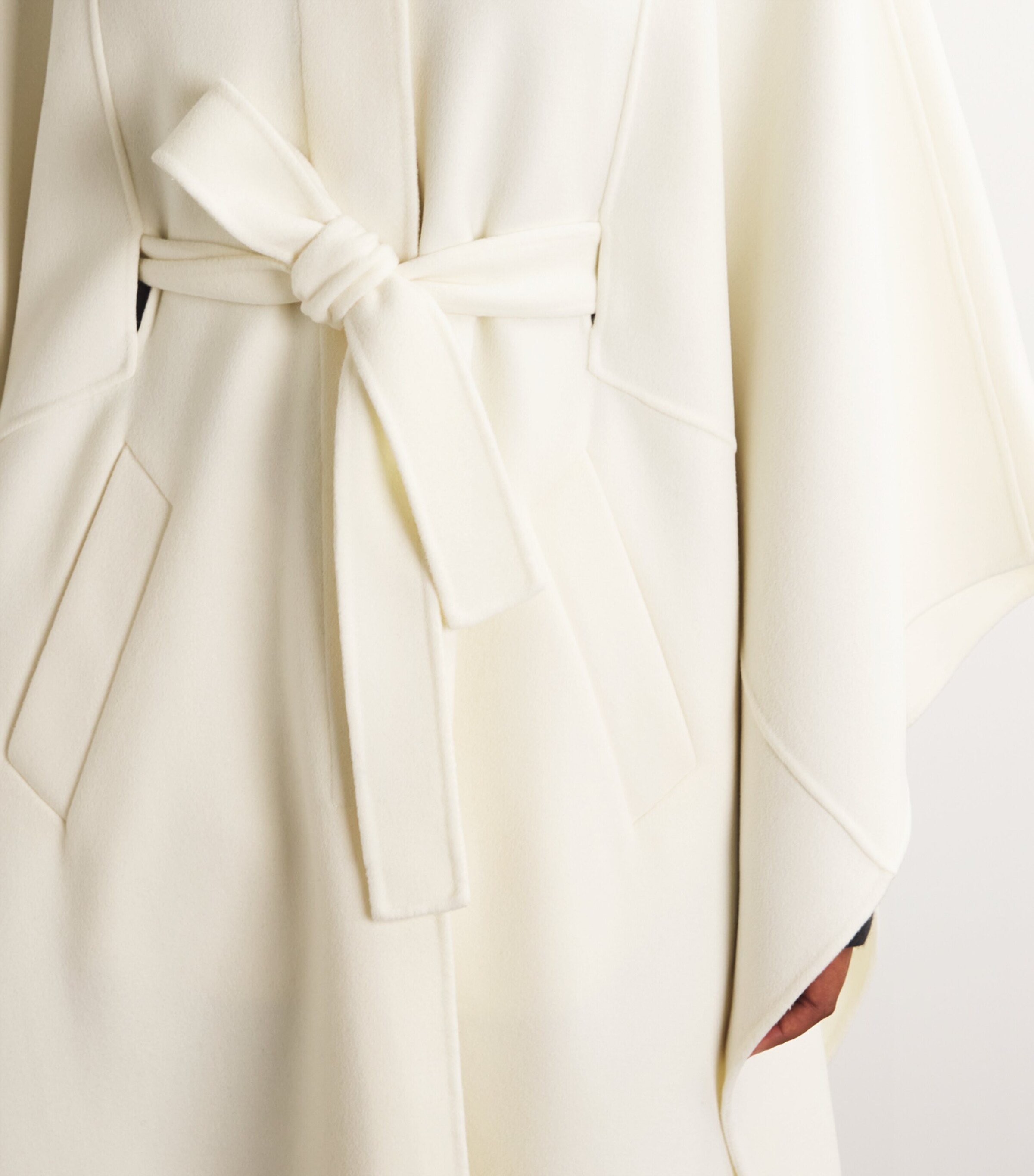 Mackage Womens Wool Kirstyn Cape Coat Cream Image 6