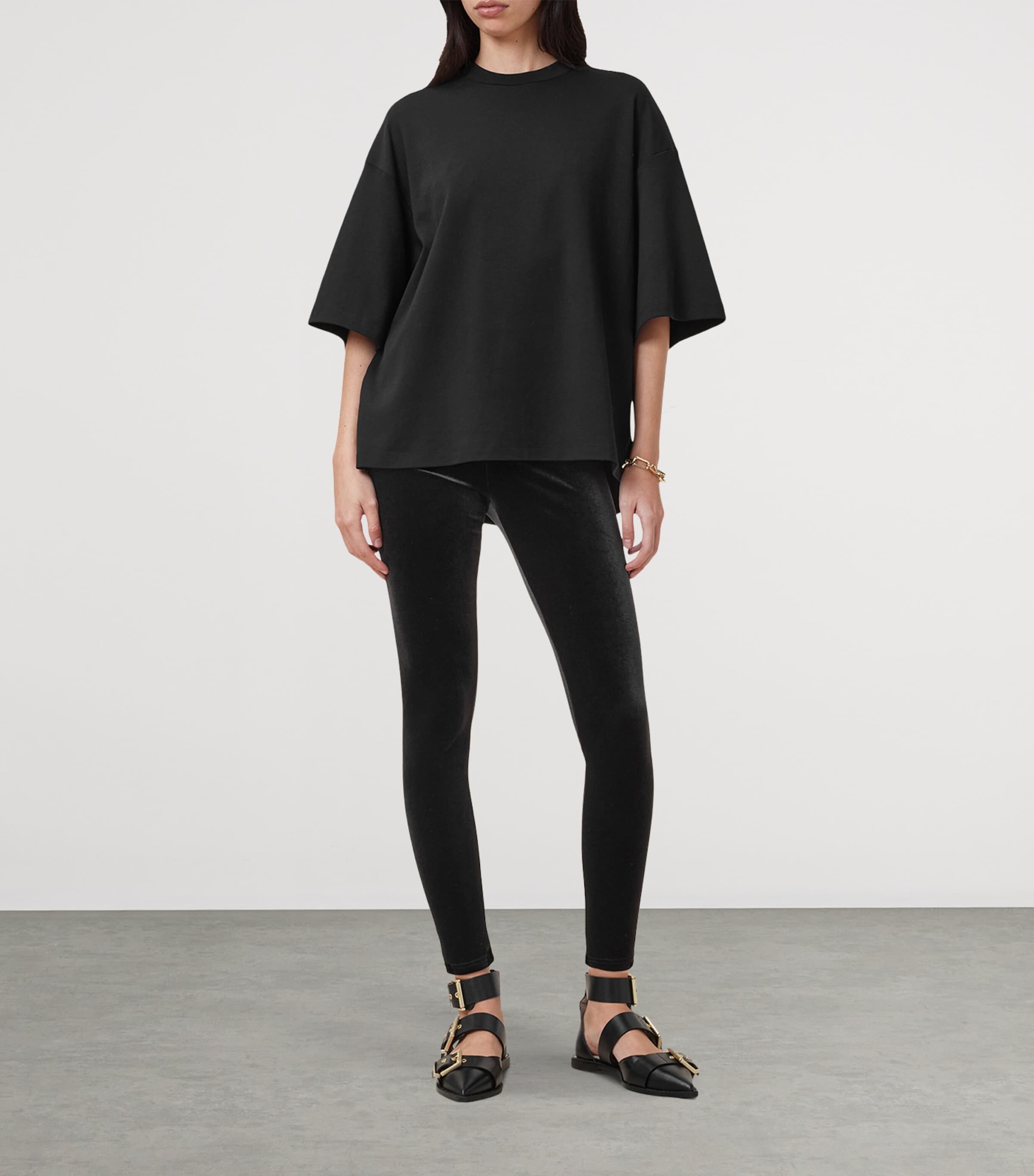 Velvet Cora Leggings BLACK Image 3