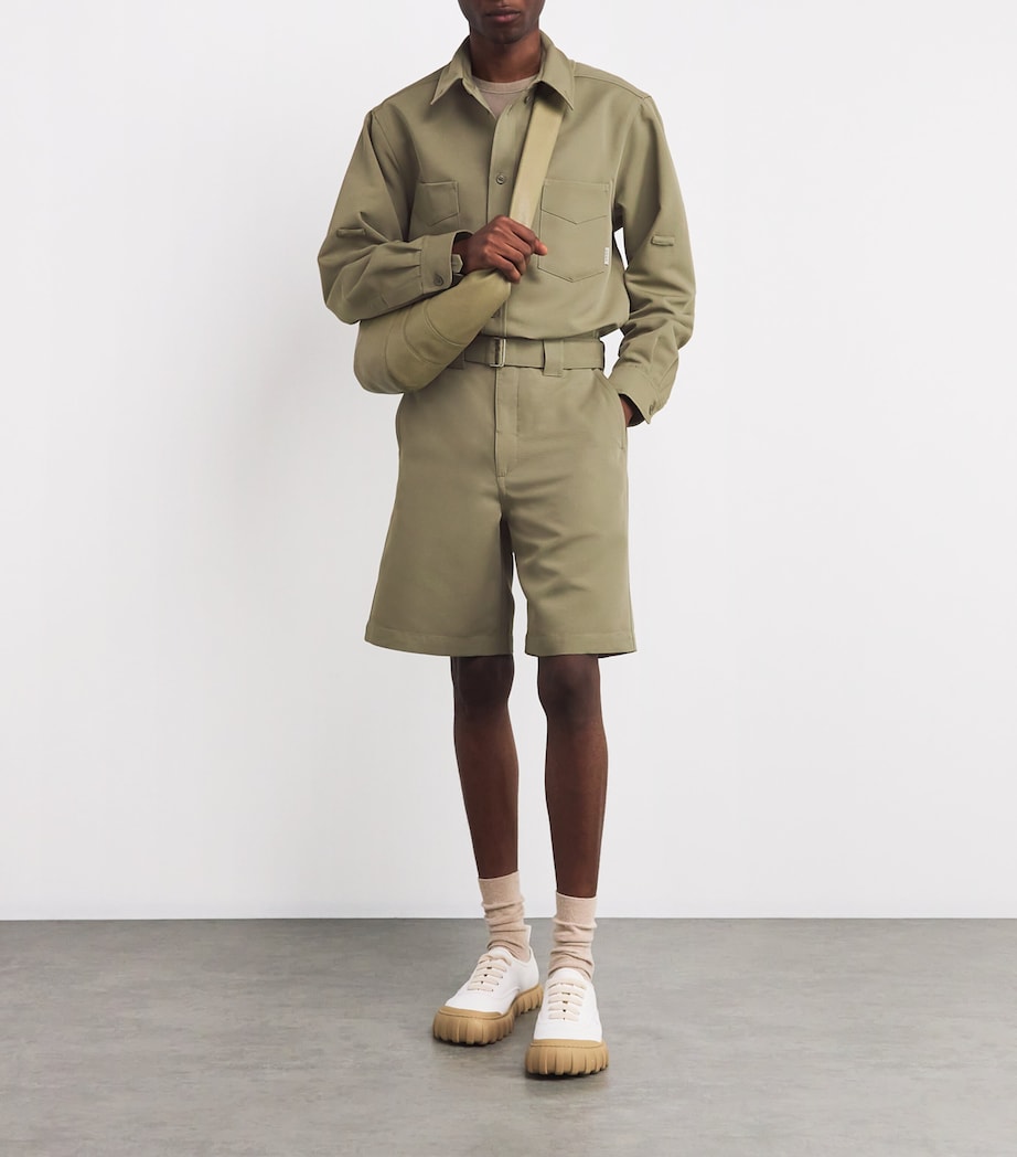 Cotton Utility Shirt 343 SAGE Image 2