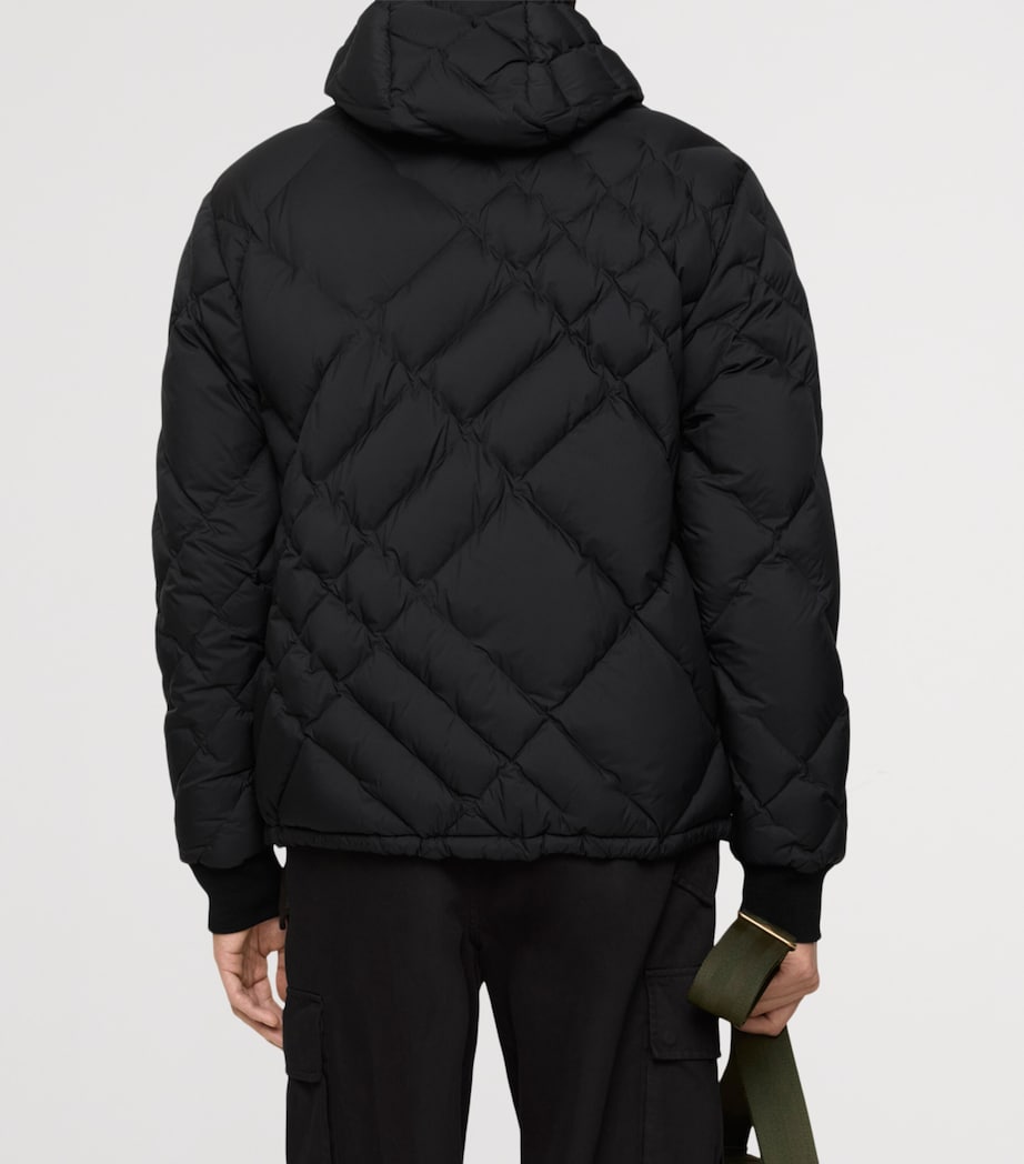 Check Doversgreen Puffer Jacket BLACK Image 3