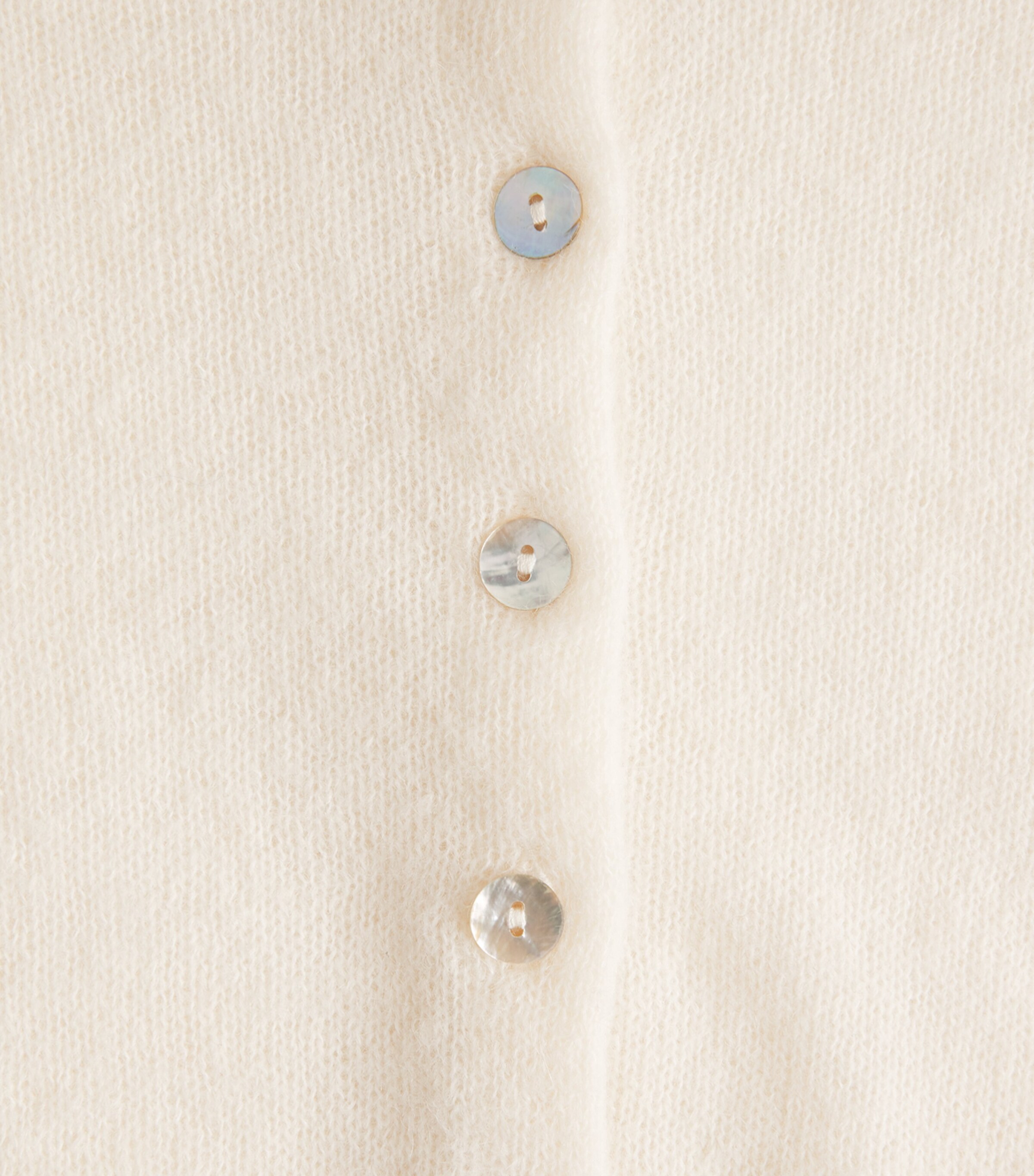 Alpaca-Blend Anisa Cardigan IVORY Image 5