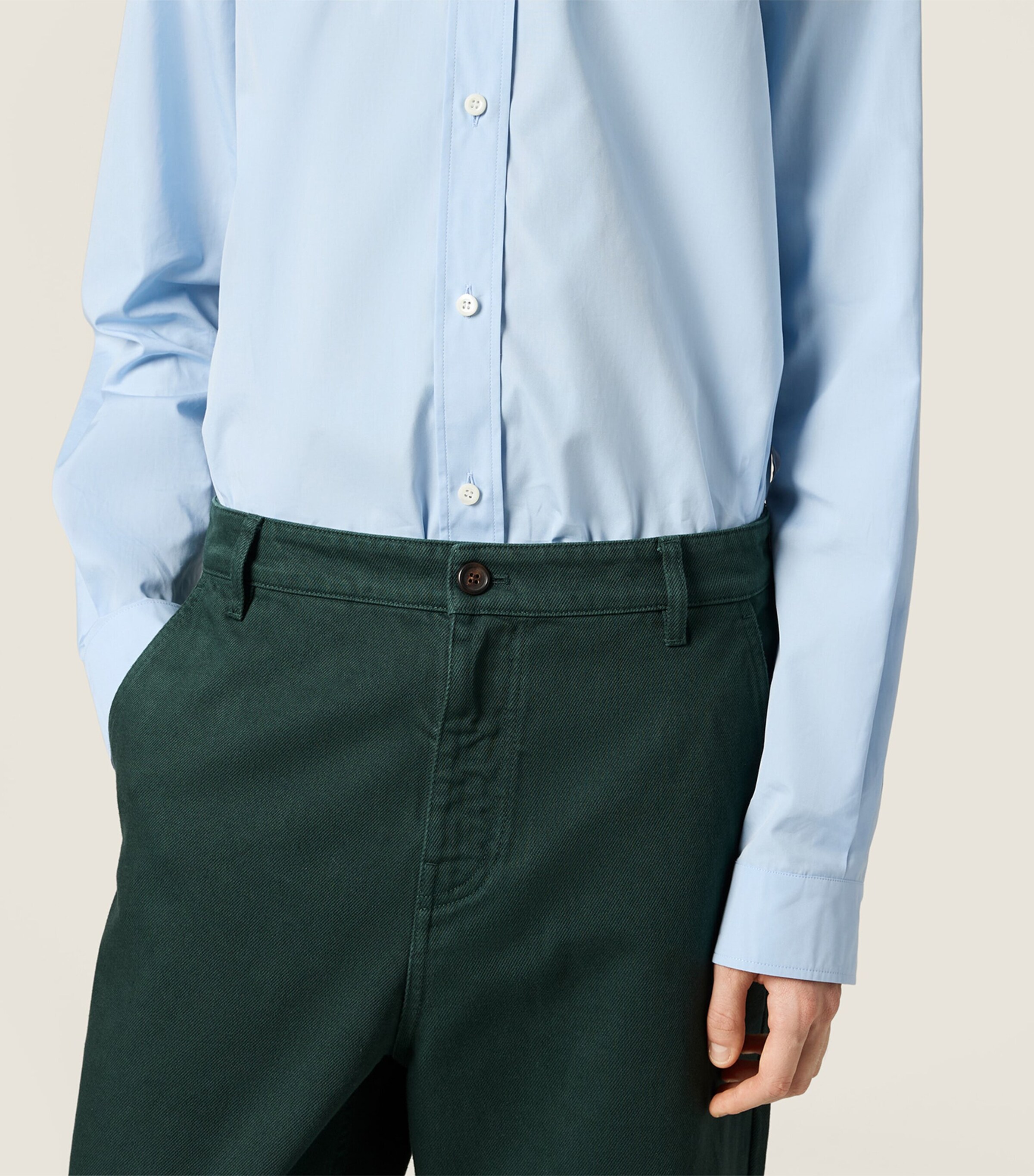 Miu Miu Womens Cotton Poplin Shirt Image 6