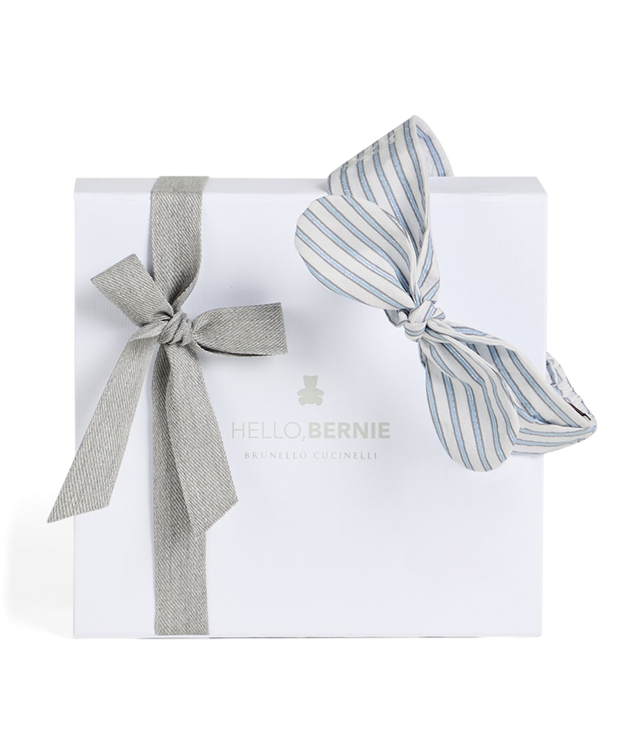 Brunello Cucinelli Kids Cotton-Blend Sparkling Baby Bernie Headband Image 1