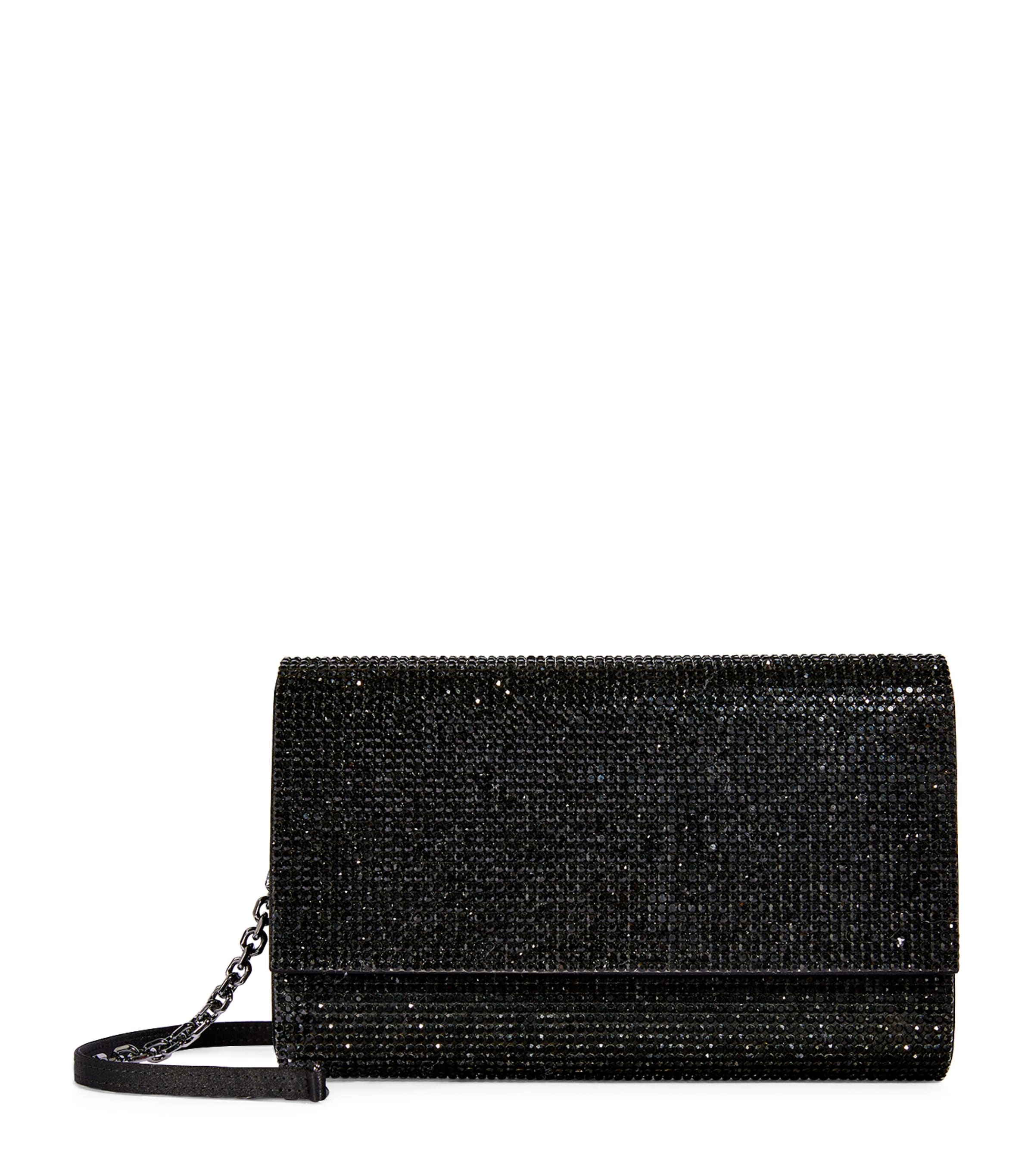 Judith Leiber Fizzoni Clutch Bag In Black