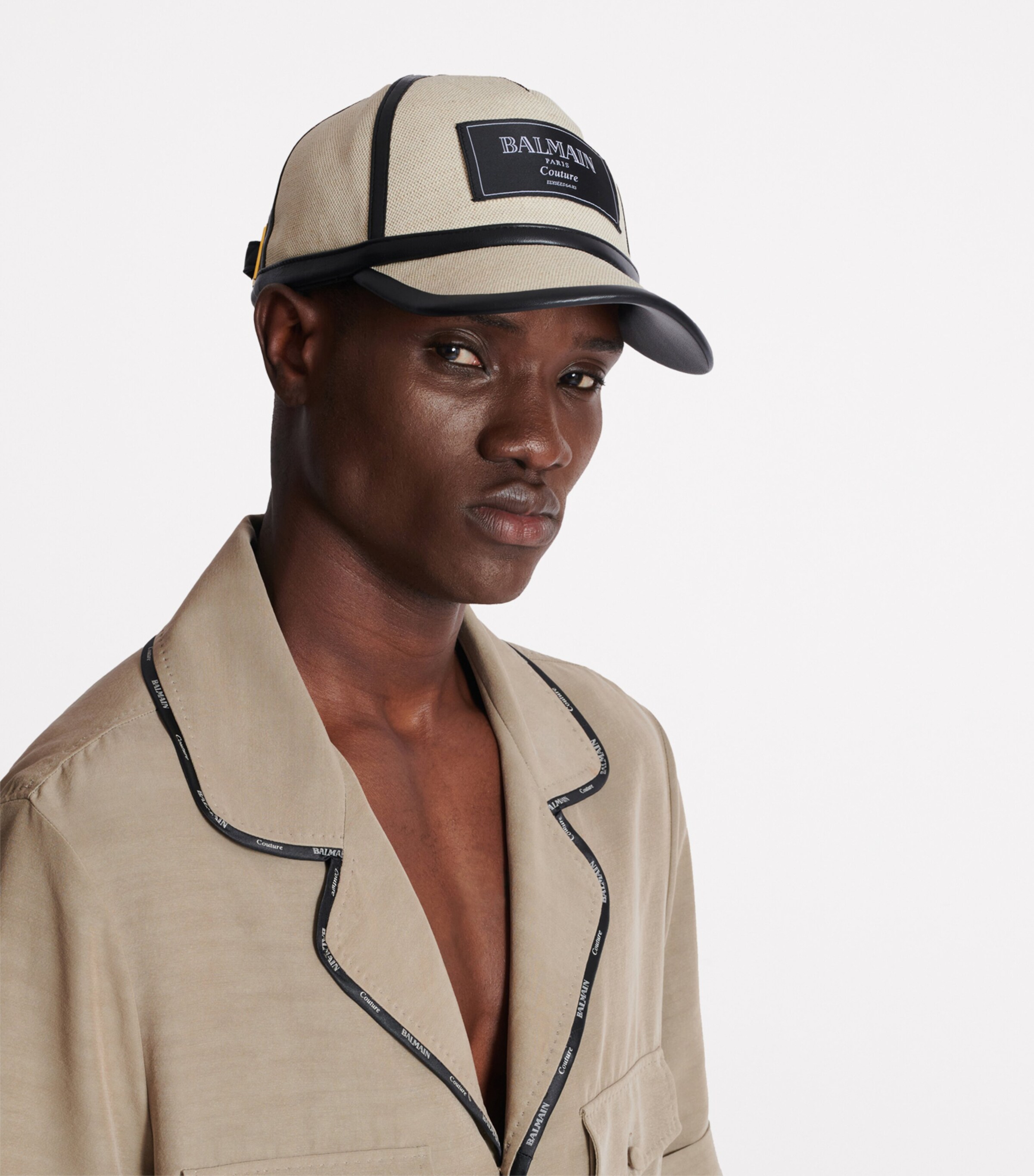 Canvas Couture Label Cap GBA BEIGE/NOIR Image 3