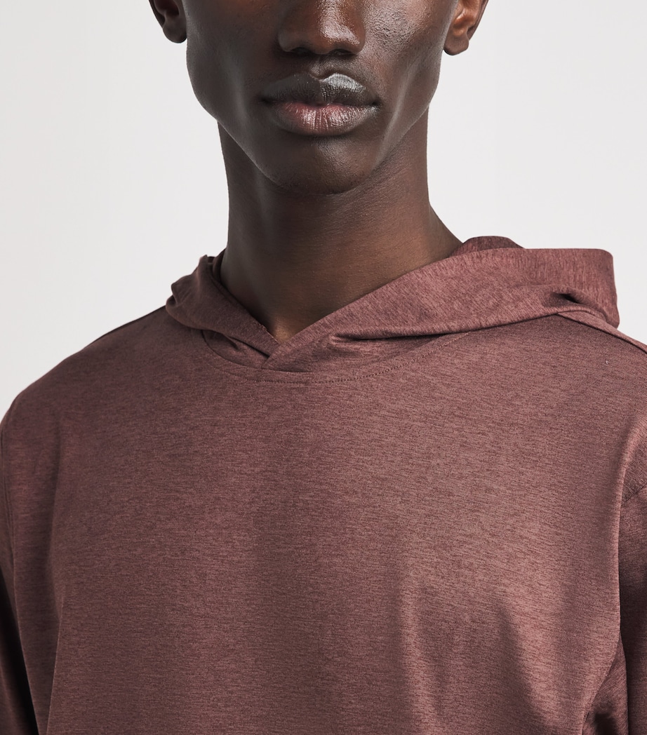 VUORI Mens Sunday 2.0 Hoodie Sah Sable Heather Image 3