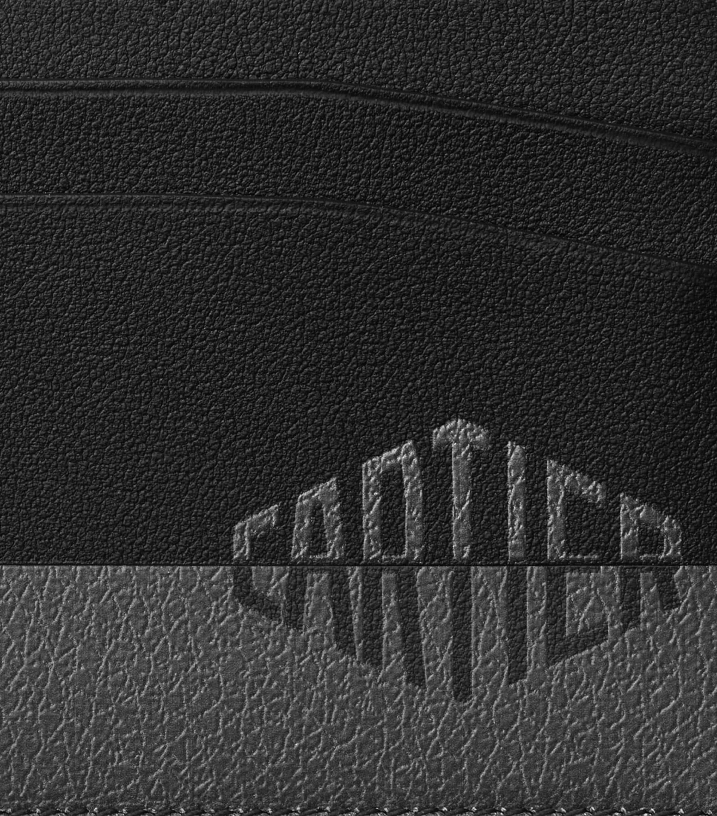 Calfskin Losange Shadow Card Holder BLACK Image 2