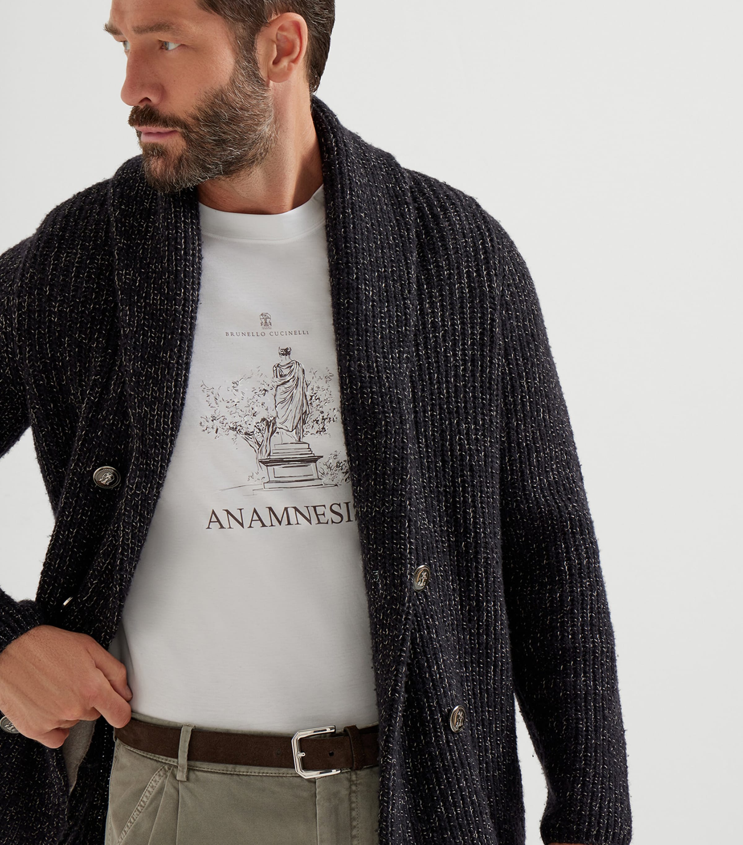 Cotton Anamnesis Print T-Shirt CC770 Image 4