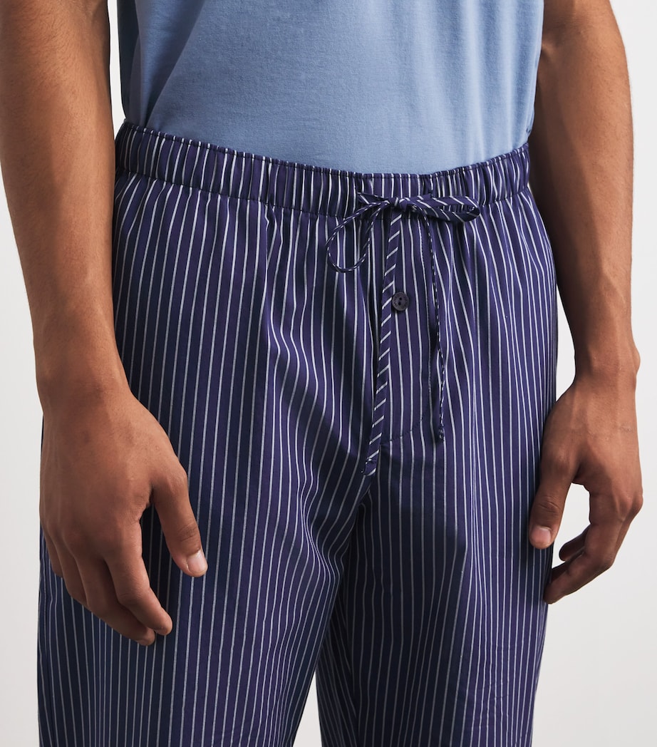 Cotton Night & Day Lounge Trousers 3040 FINE STRIPE Image 7
