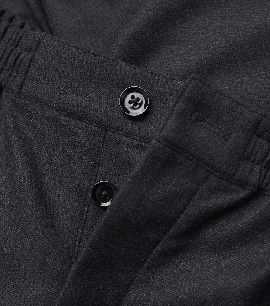 Cashmere-Blend Pyjama Trousers ANTHR/GREY MU190 Image 5