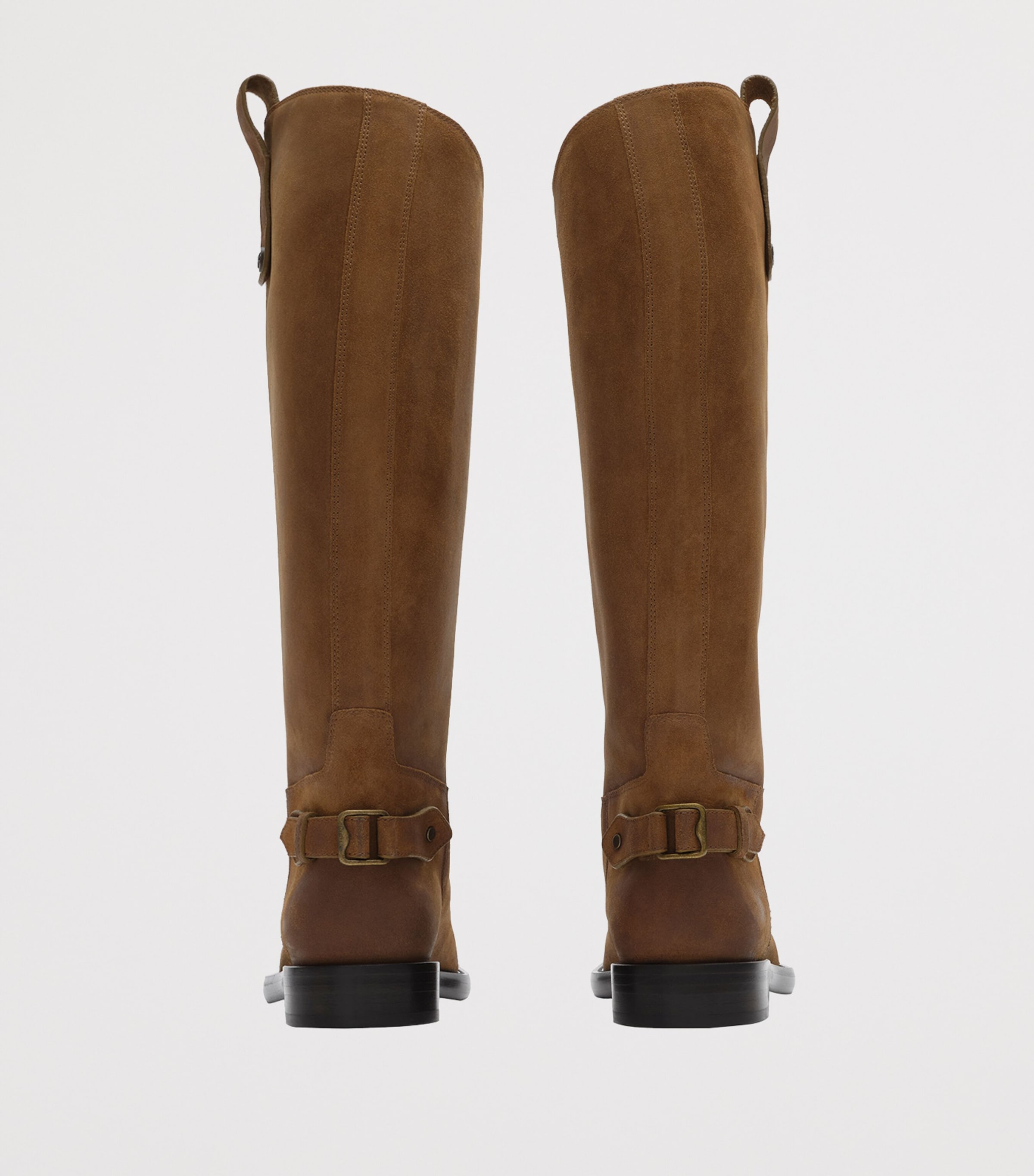 Burberry Suede Cavalier Knee-High Boots Boat Image 3