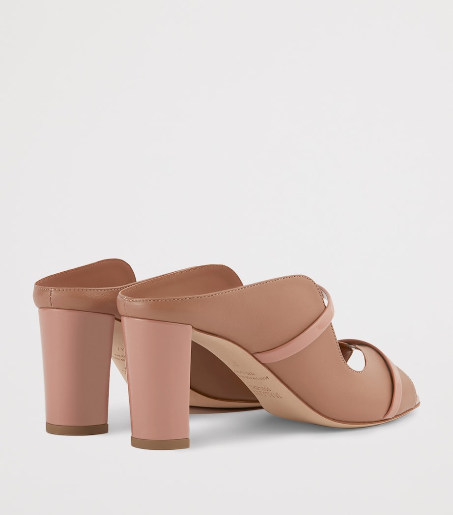 Leather Norah Heeled Sandals 70 BLUSH Image 4