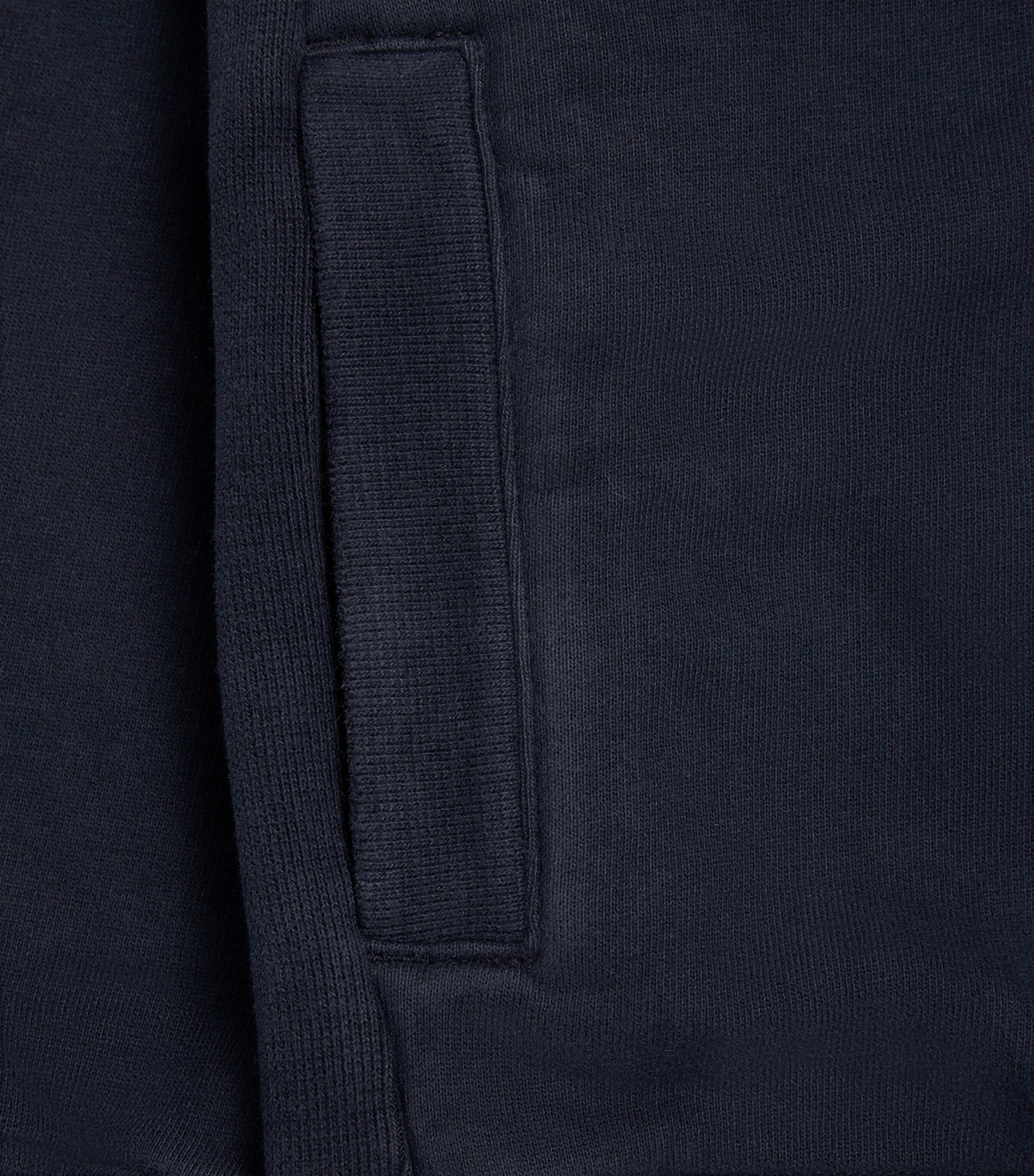 Cotton Badge Hoodie (4-14 Years) V0020NAVY BLUE Image 3