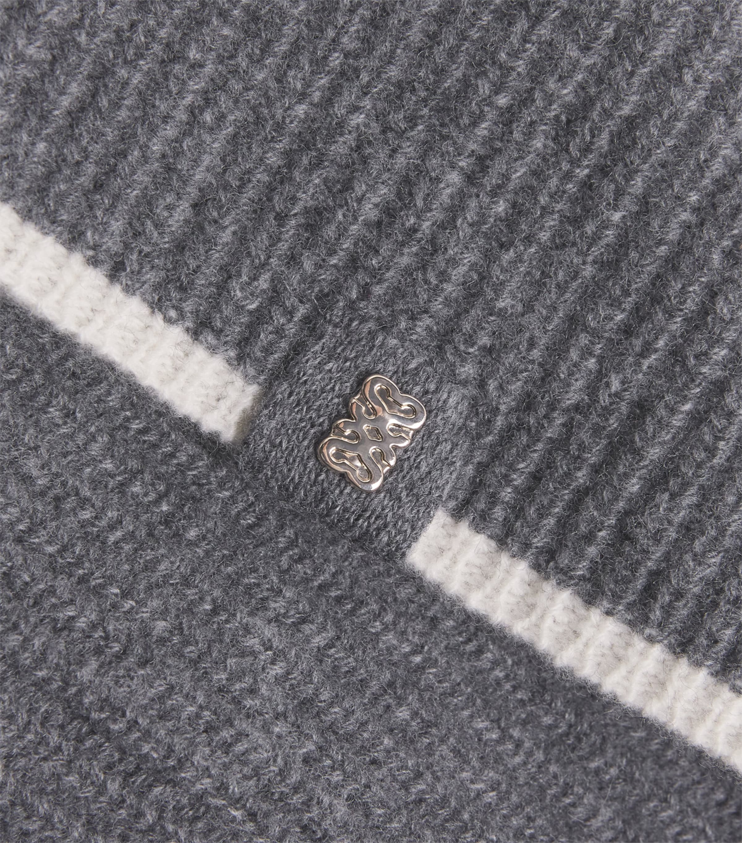 Wool Neck Warmer GREY Image 4