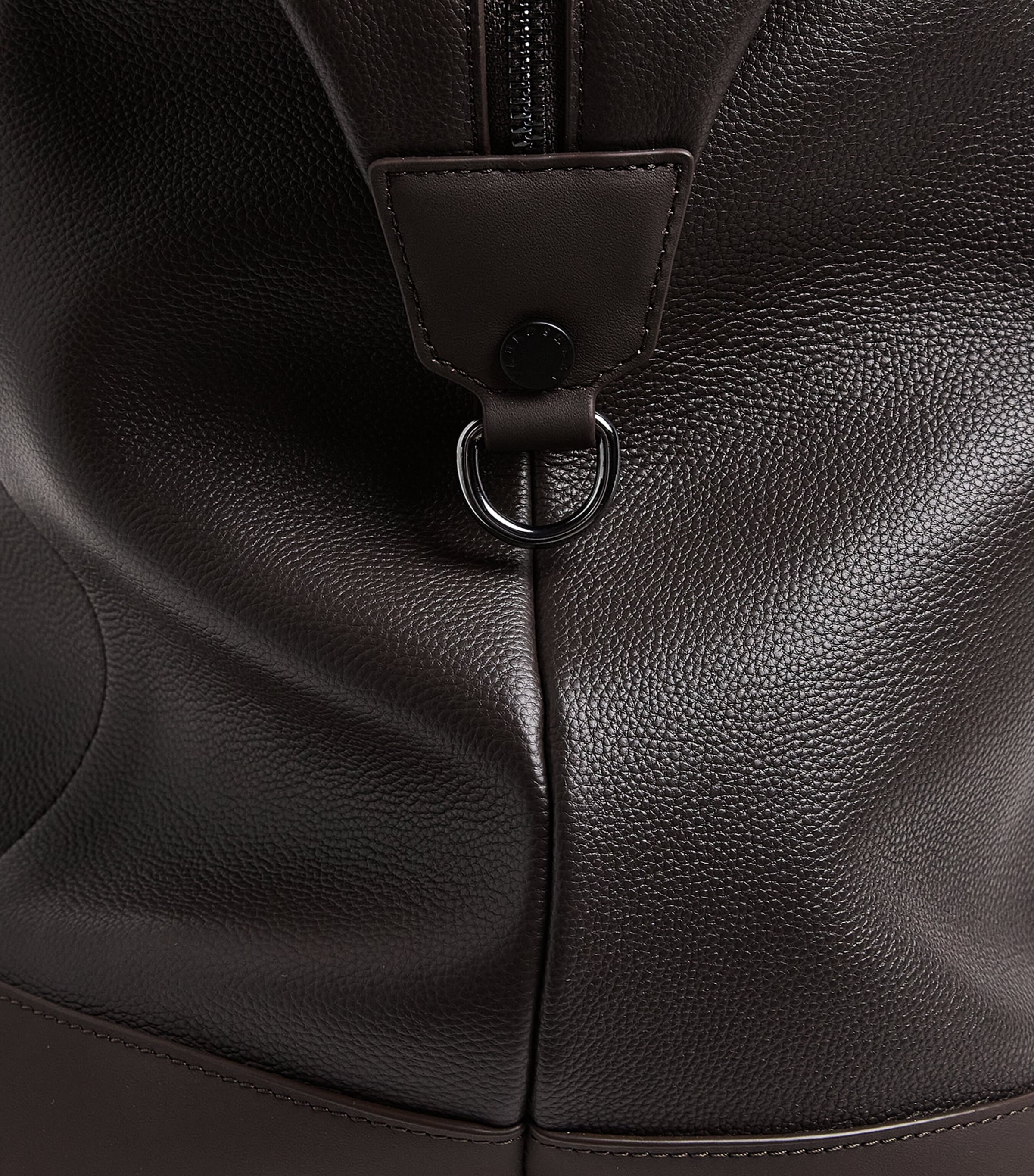 Paul & Shark Leather Logo Holdall Marrone Caffe Image 6