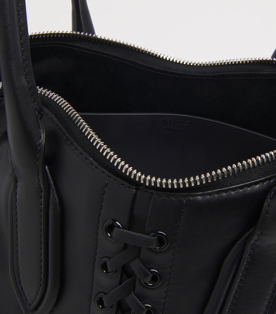 Leather Manta Top-Handle Bag 1000 Image 6