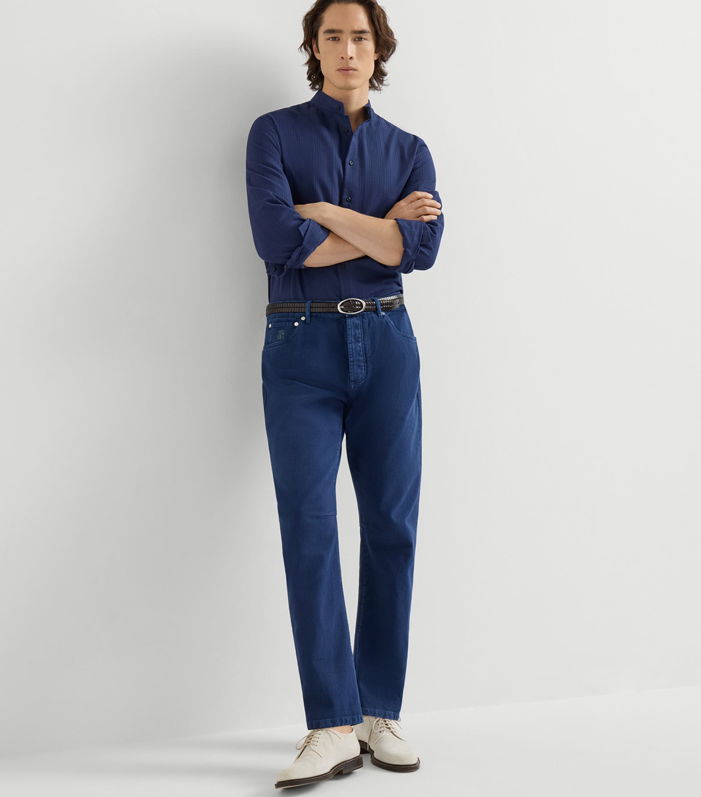 Brunello Cucinelli Mens Slim-Fit Jeans Image 4