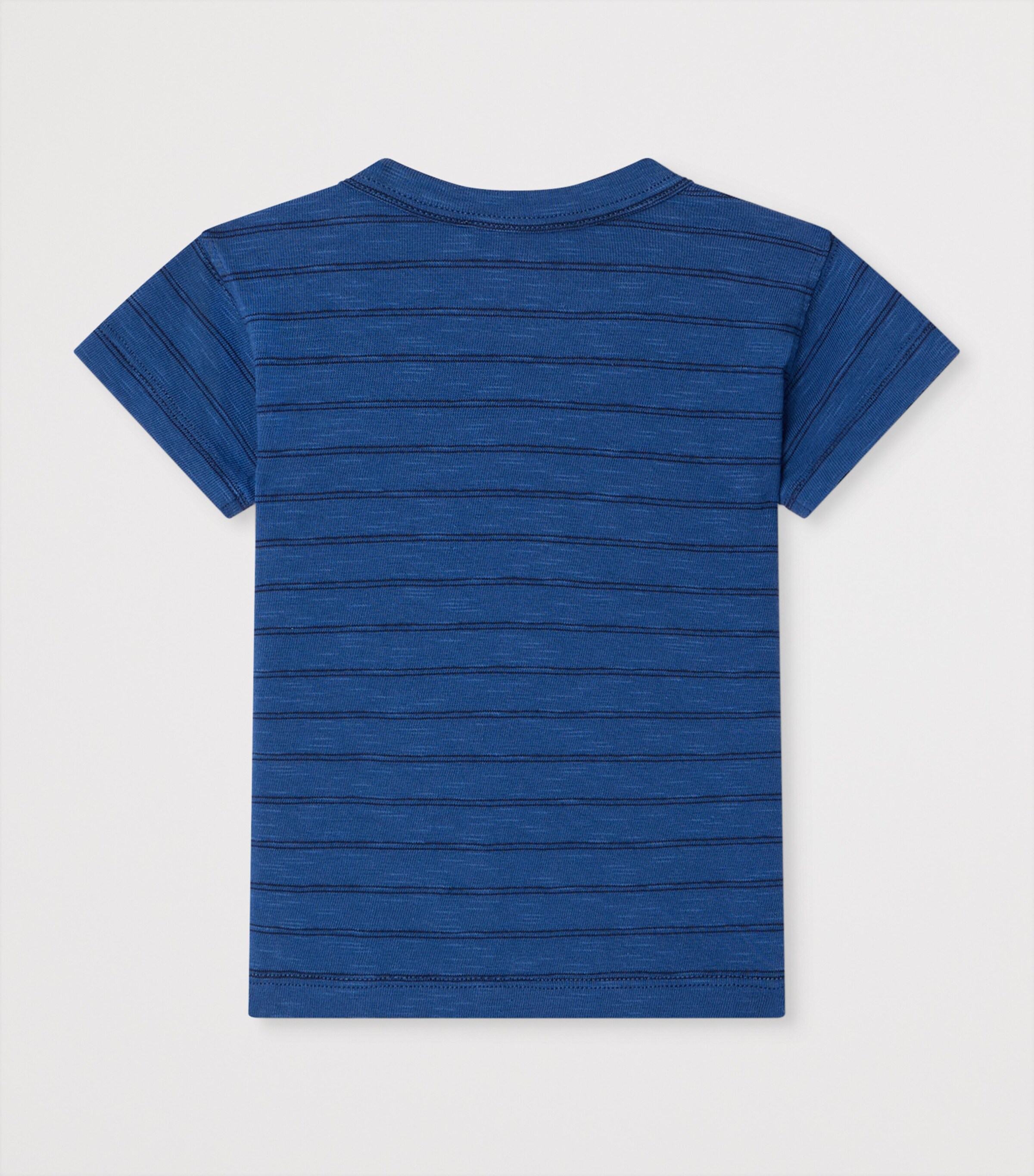 Bonpoint Organic Cotton Tom T-Shirt (6-18 Months) Bleu Intense Image 2