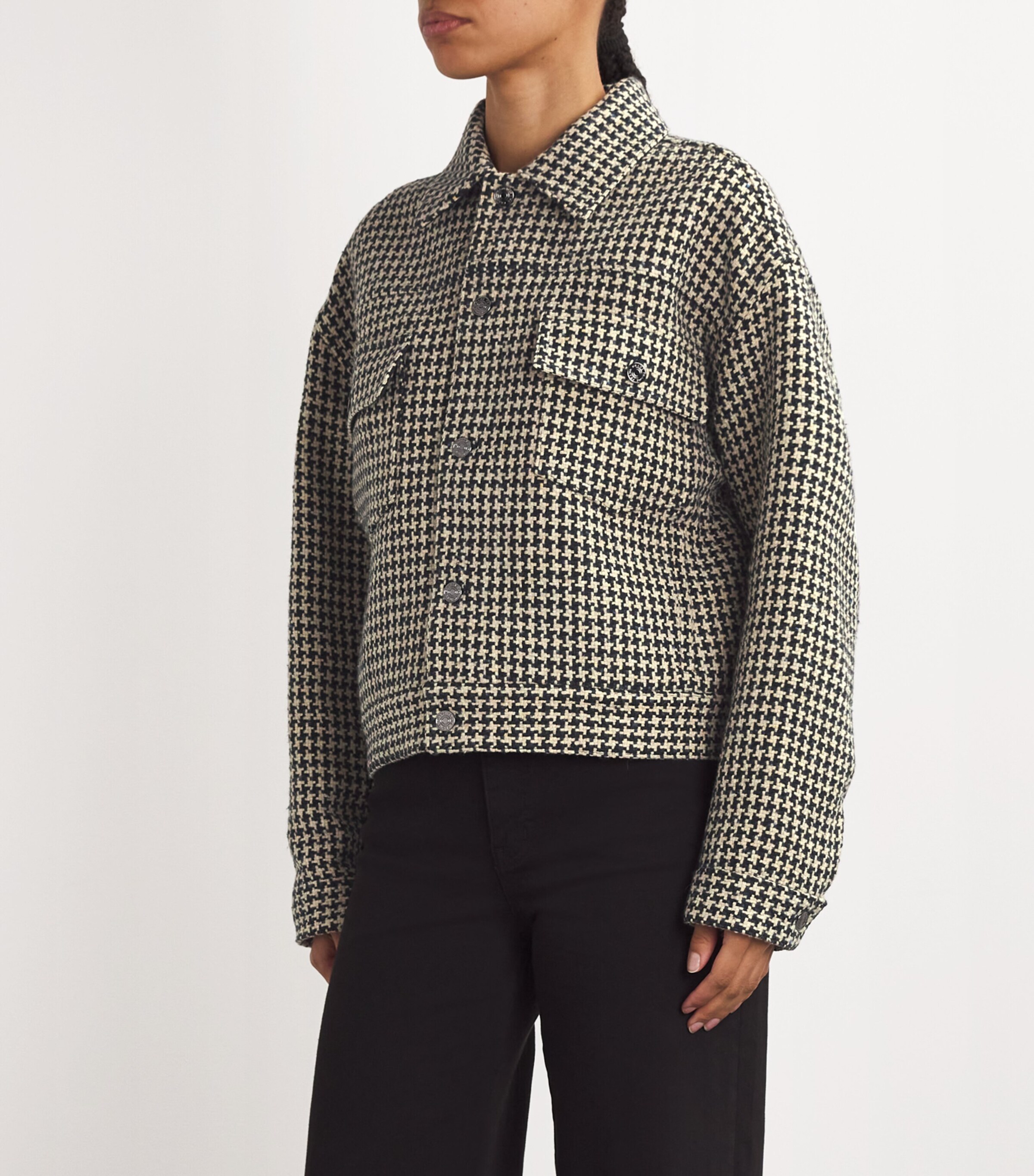 Tweed Houndstooth Jacket HOUNDSTOOTH Image 3