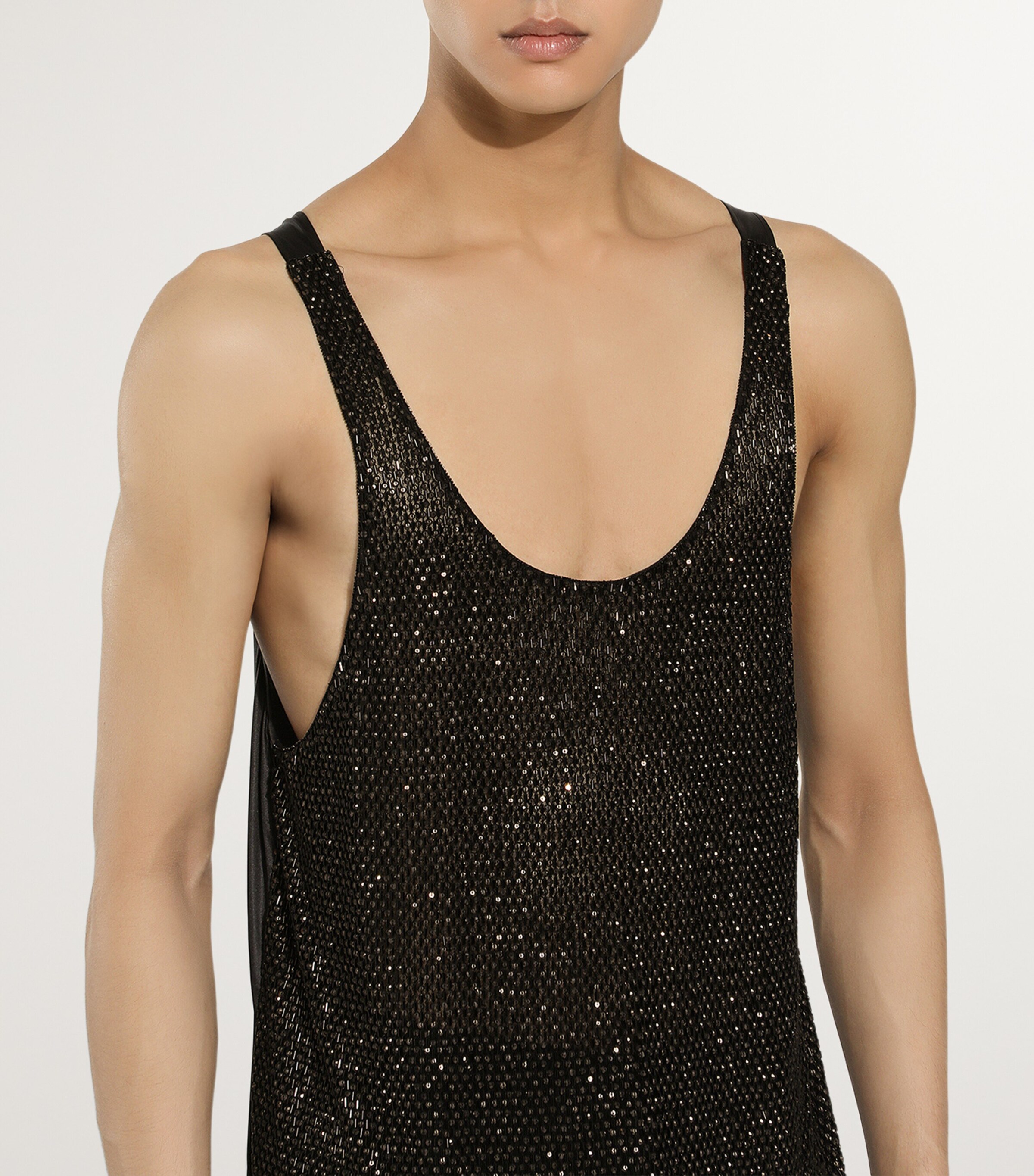 Silk Embellished Tank Top S9000-MULTI Image 4