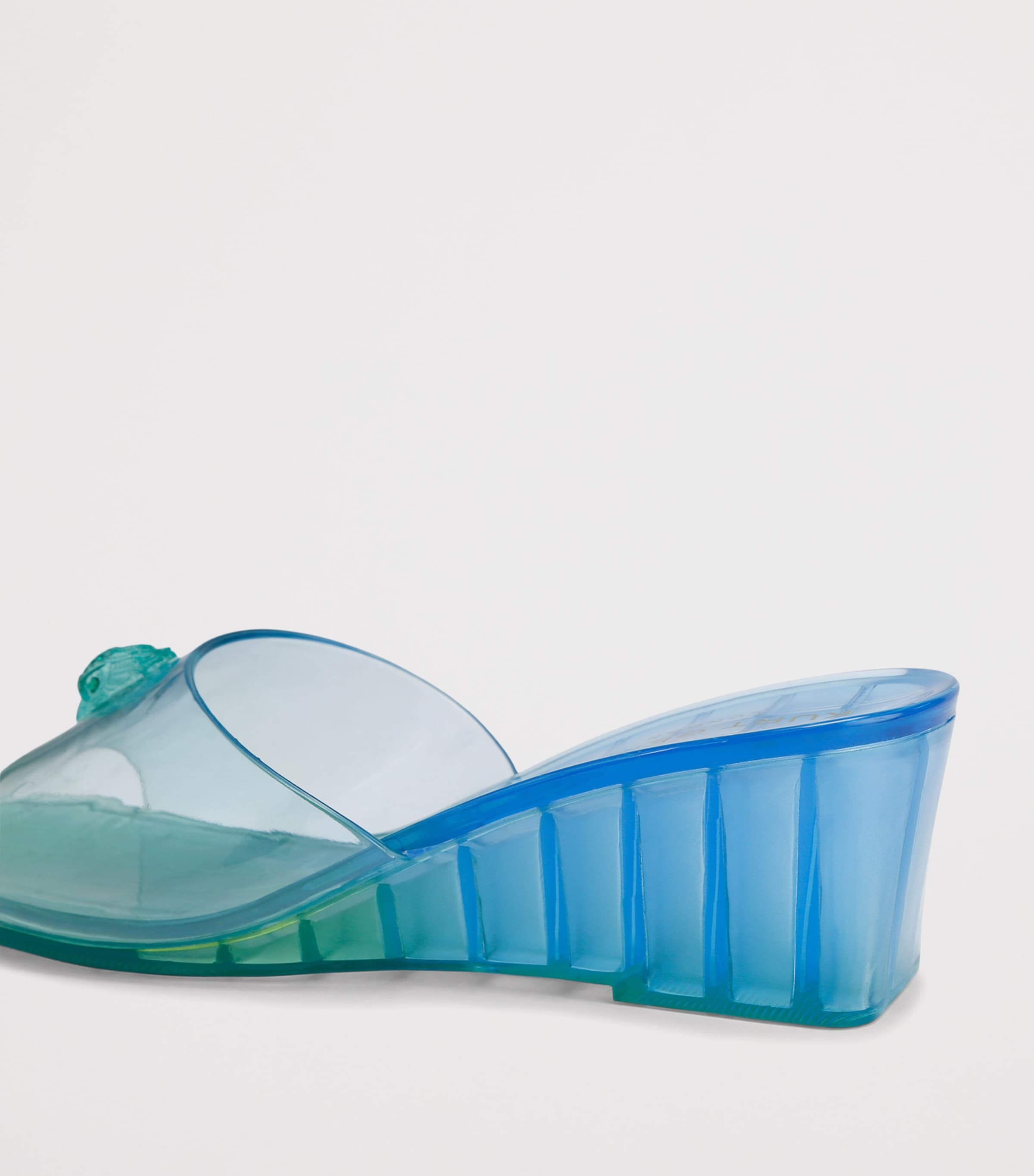 Kurt Geiger London Maddison Wedge Mules Blue Other Image 3
