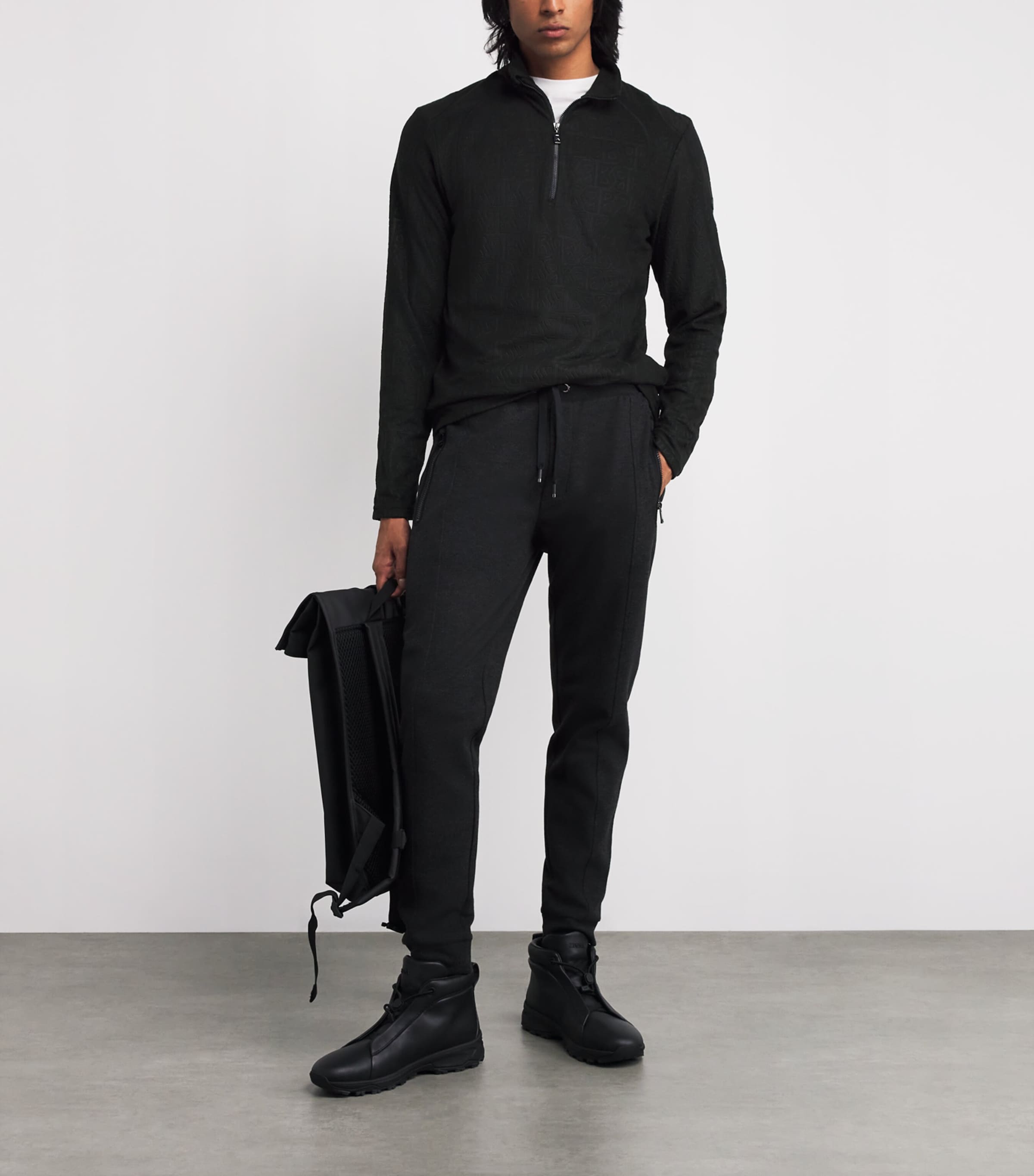 Harry Base Layer Top 026-BLACK Image 2