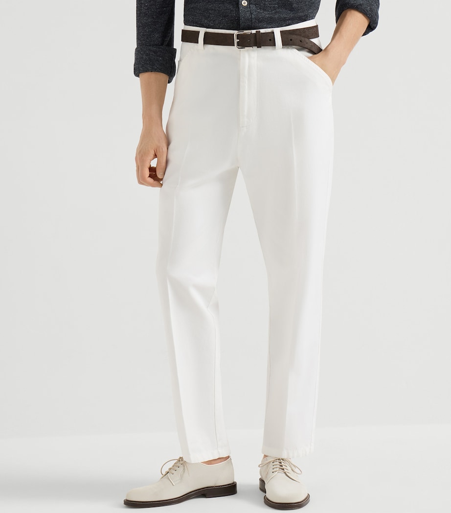 Cotton Gabardine Tailored Trousers C2200 Image 2