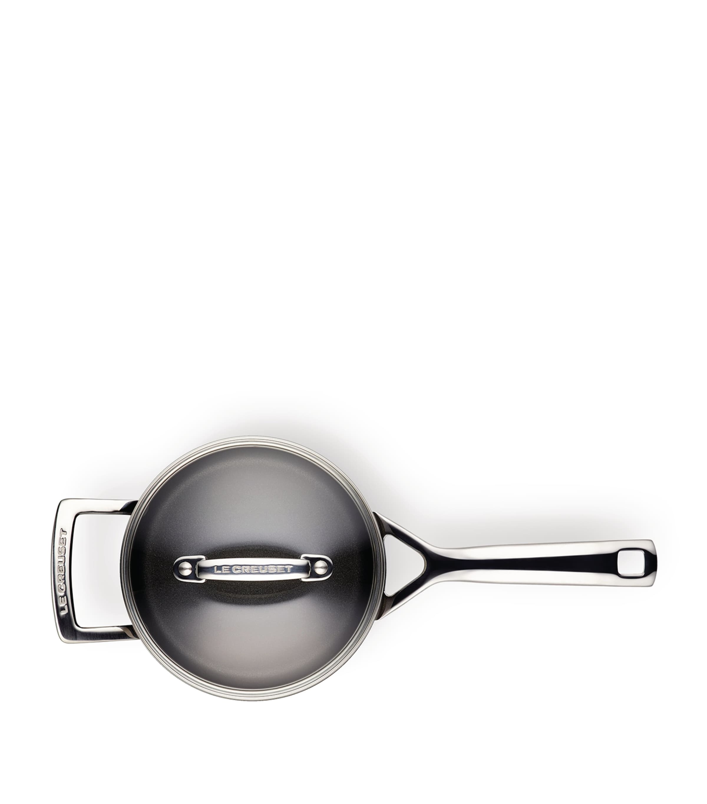 Le Creuset Toughened Non-Stick Saucepan (17cm) Black Image 2