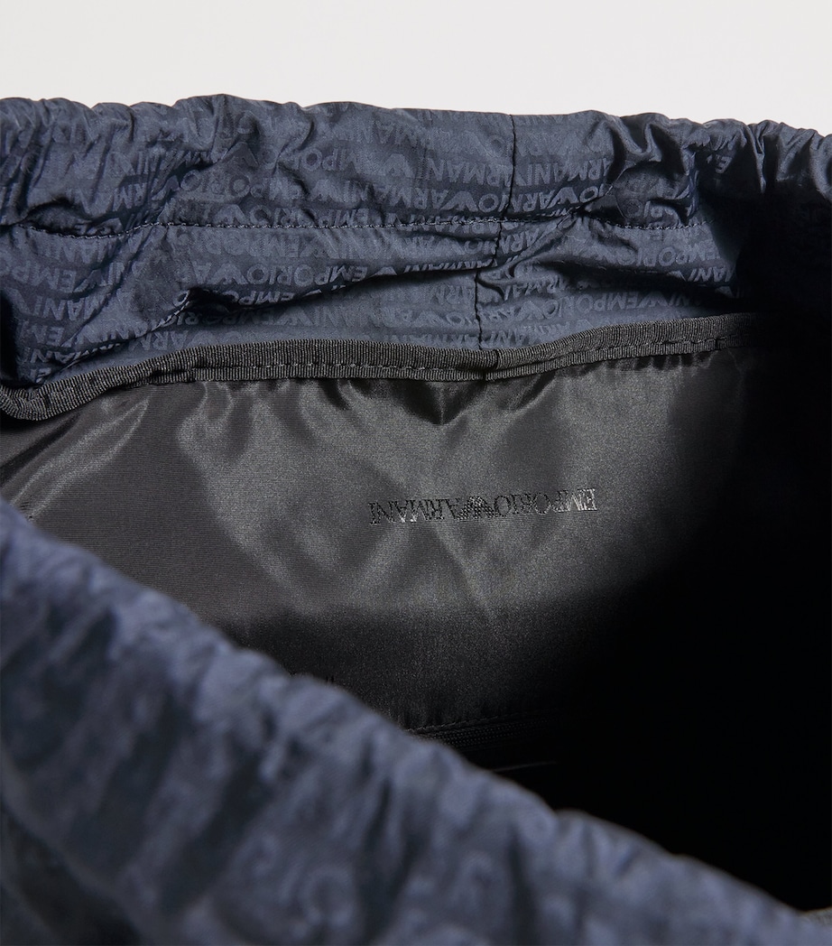 Emporio Armani Padded Jacquard Backpack Image 6