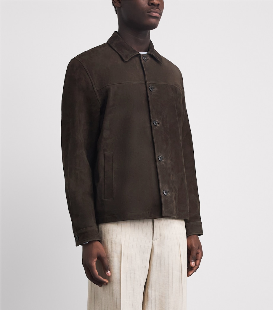 Suede Field Jacket BRGZ DARK BROWN26 Image 4