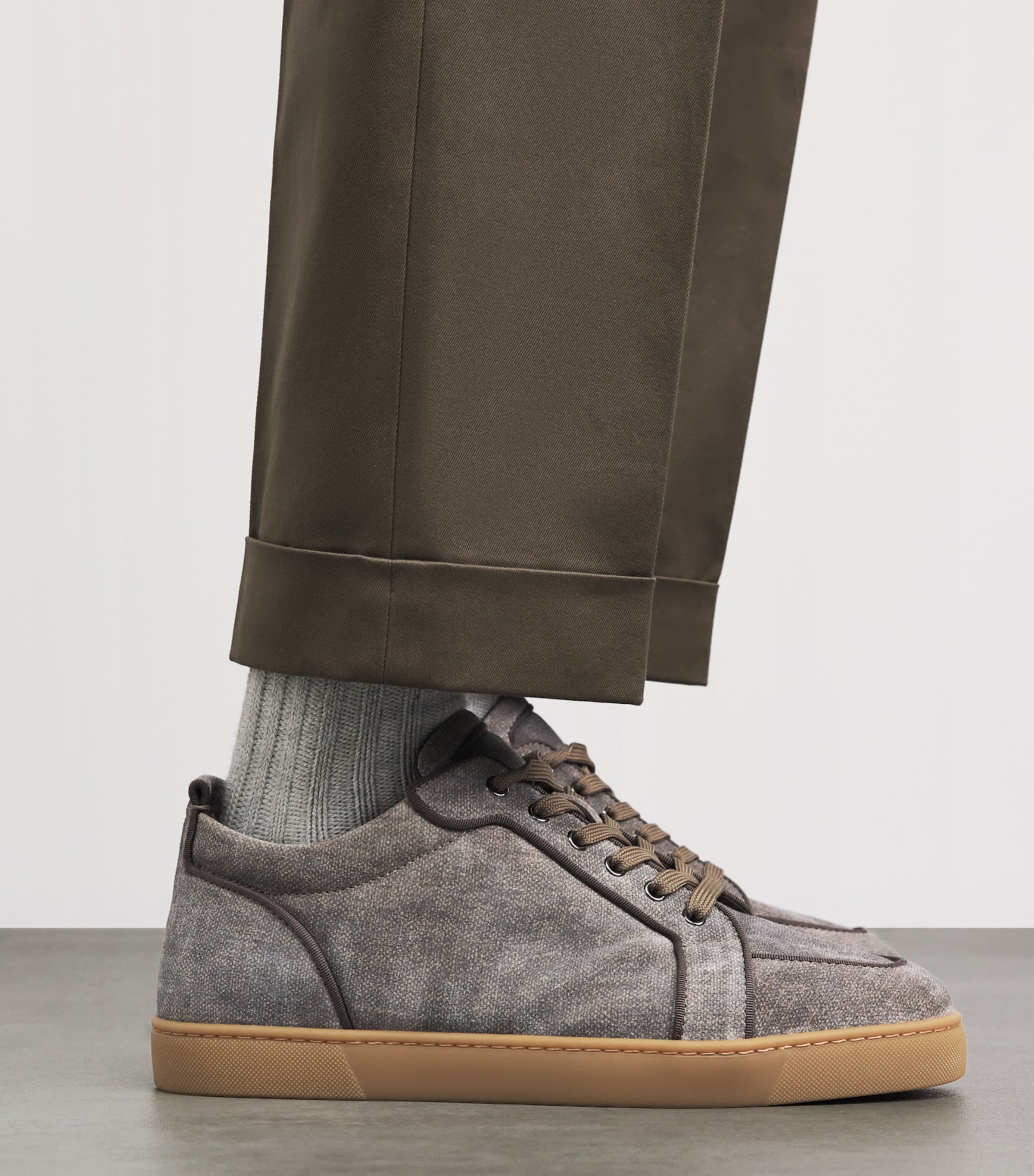 Christian Louboutin Rantulow Orlato Canvas Sneakers Image 2