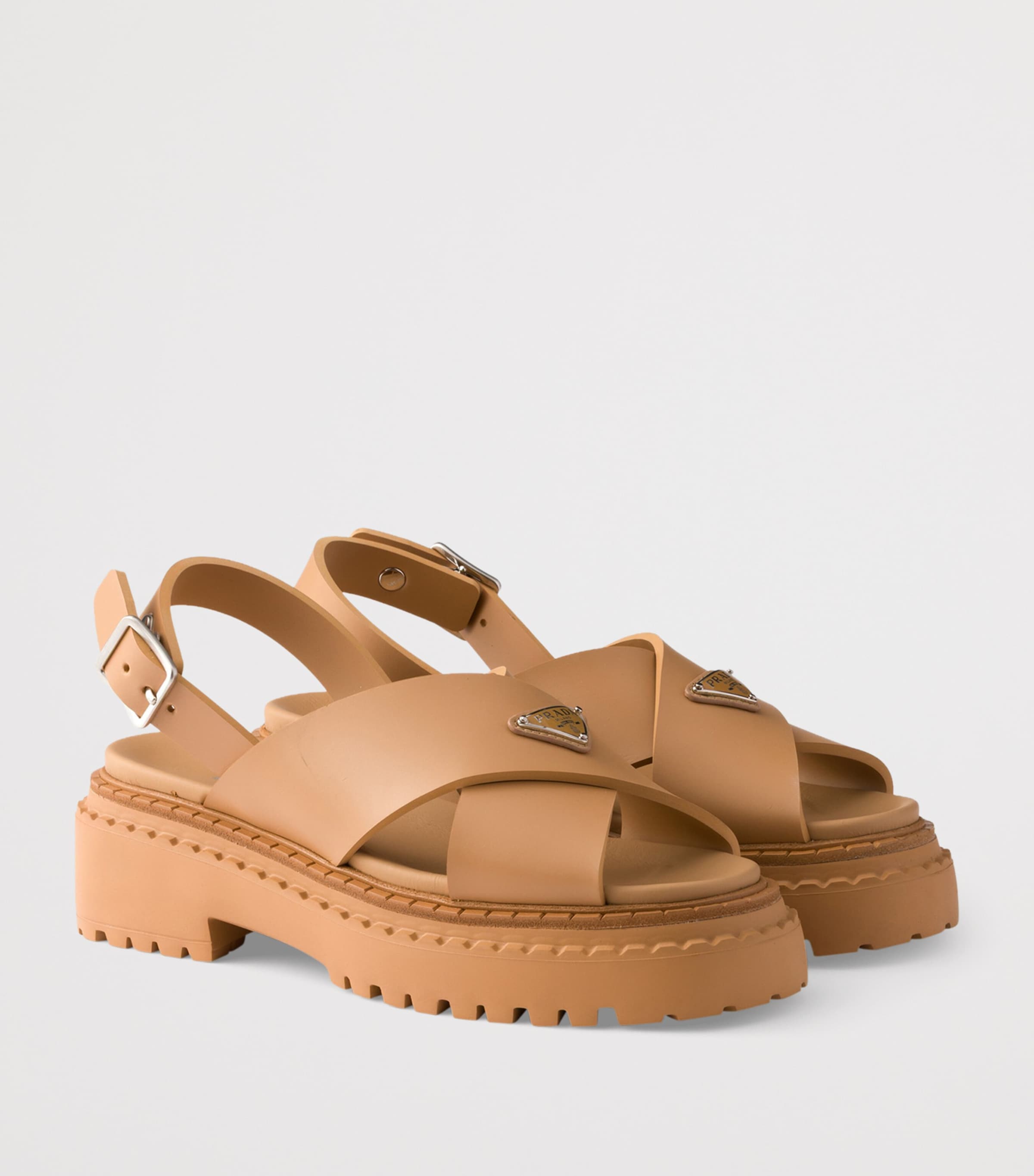 Rubber Platform Sandals 55 F0346 Image 2