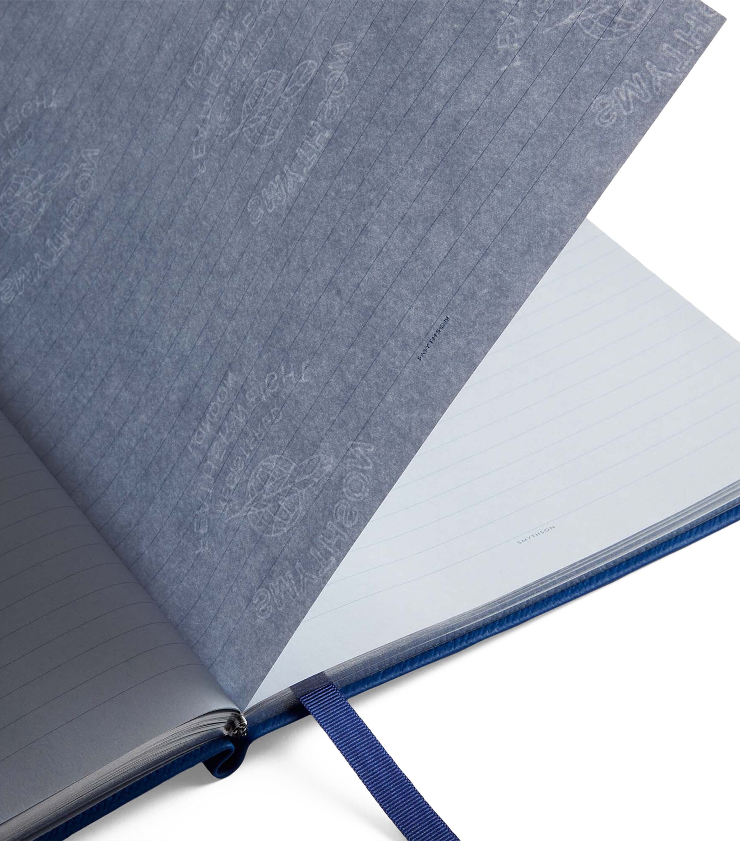 Leather Portobello Notebook CERULEAN Image 2