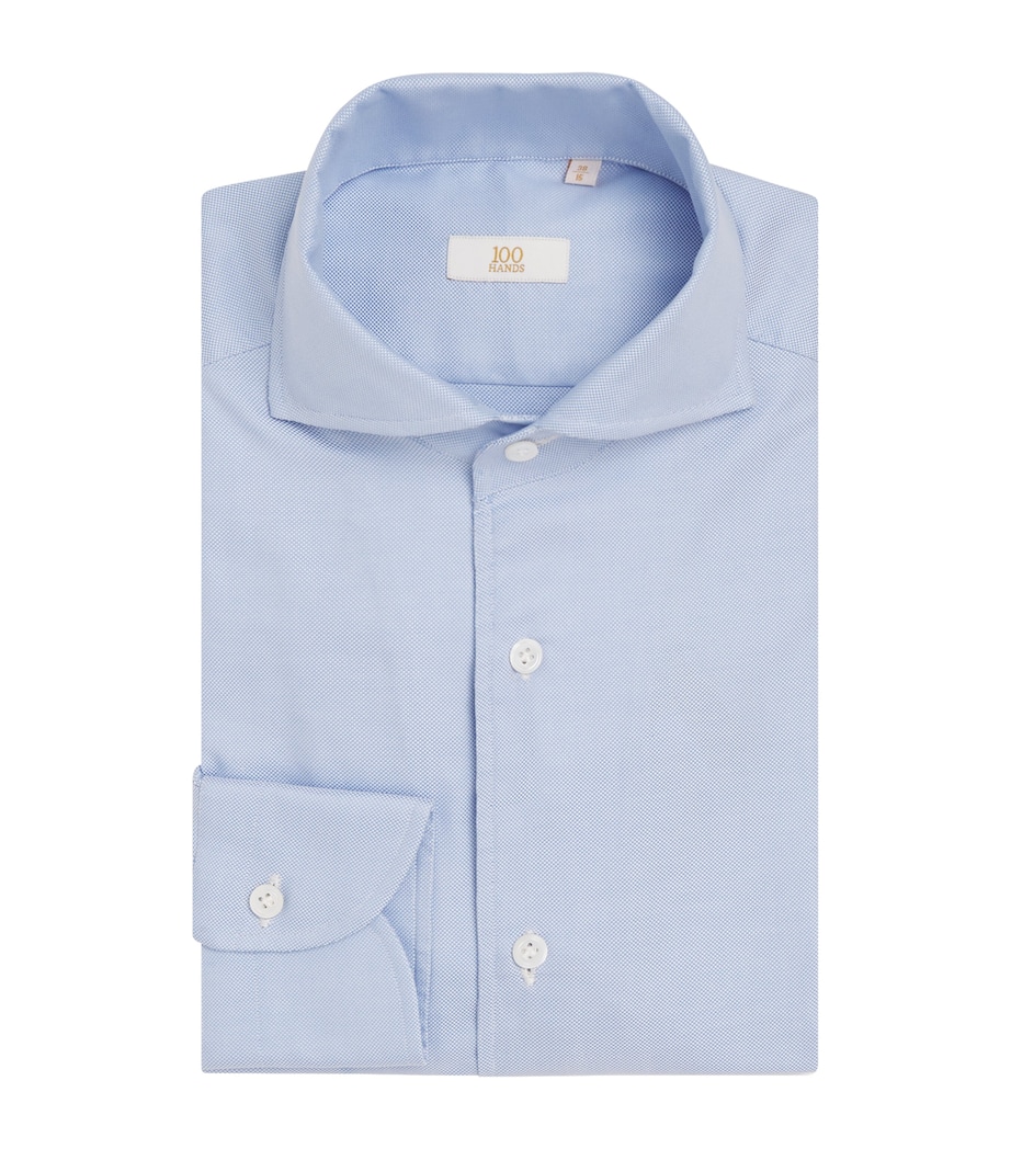 Cotton Oxford Shirt BLUE Image 1