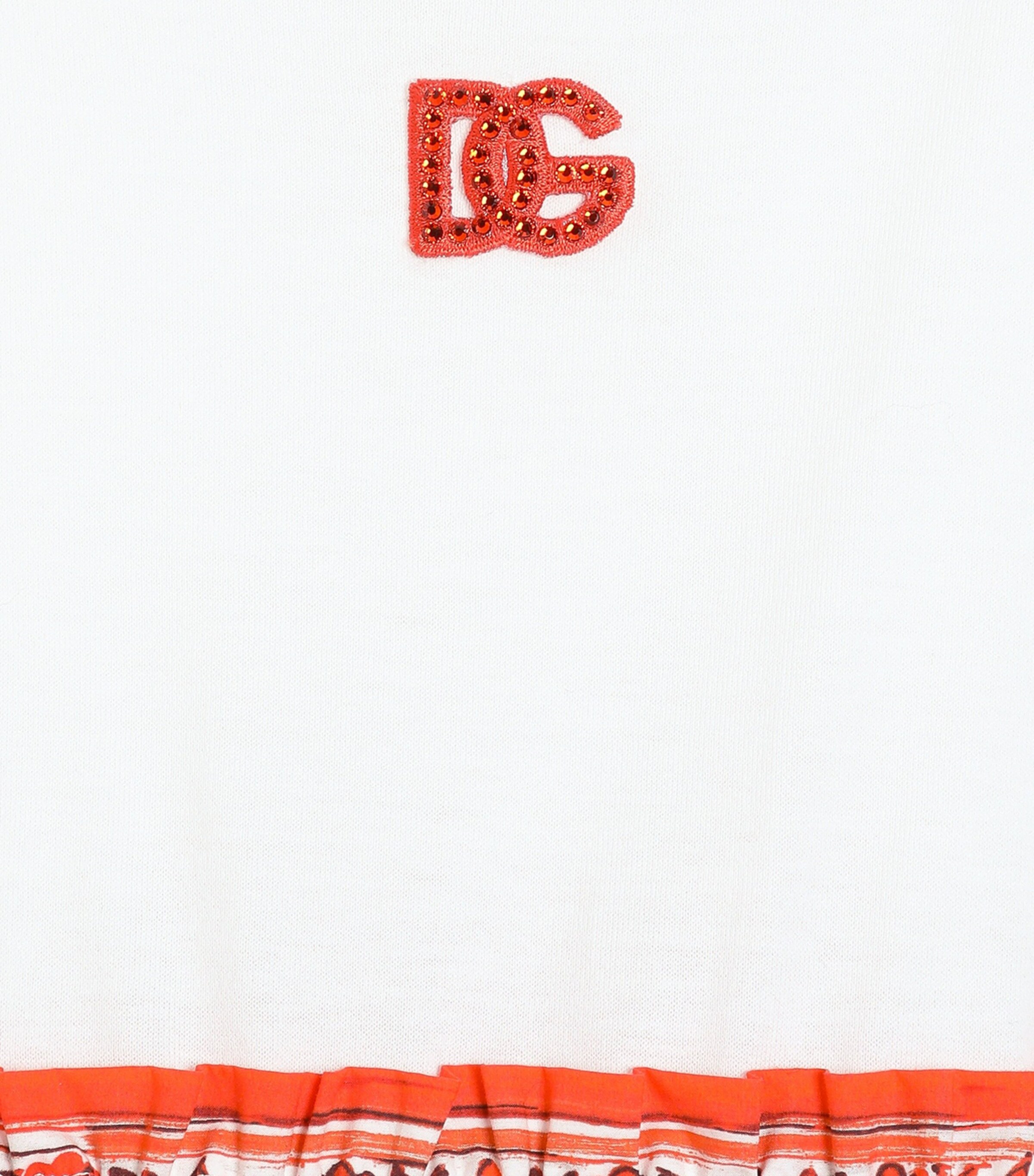 Dolce&Gabbana Kids Majolica Print T-Shirt Dress (8-12+ Years) Combined Colou Image 3