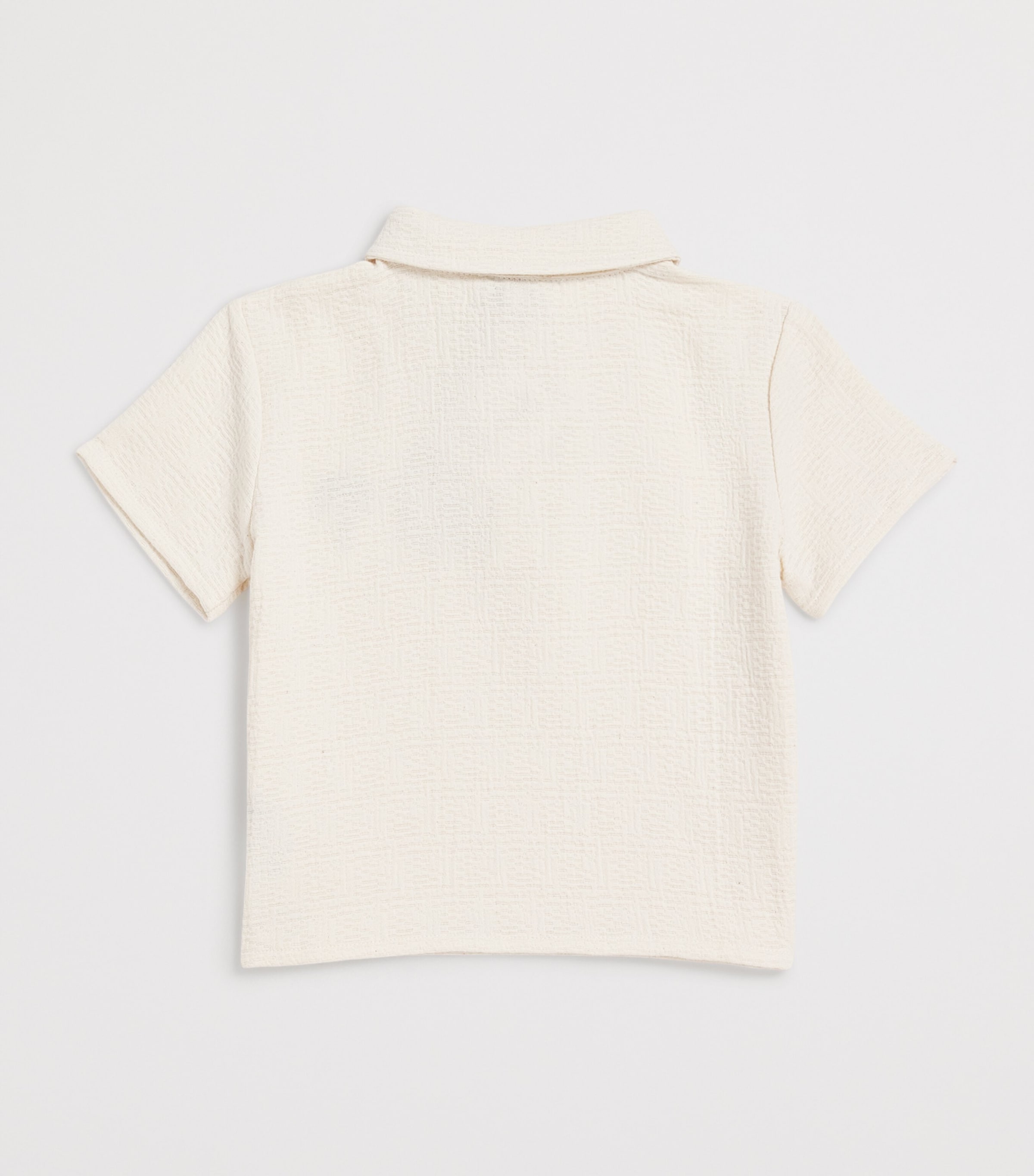 Donsje Palm Tree Polo Shirt (0 Months-4 Years) White Image 2