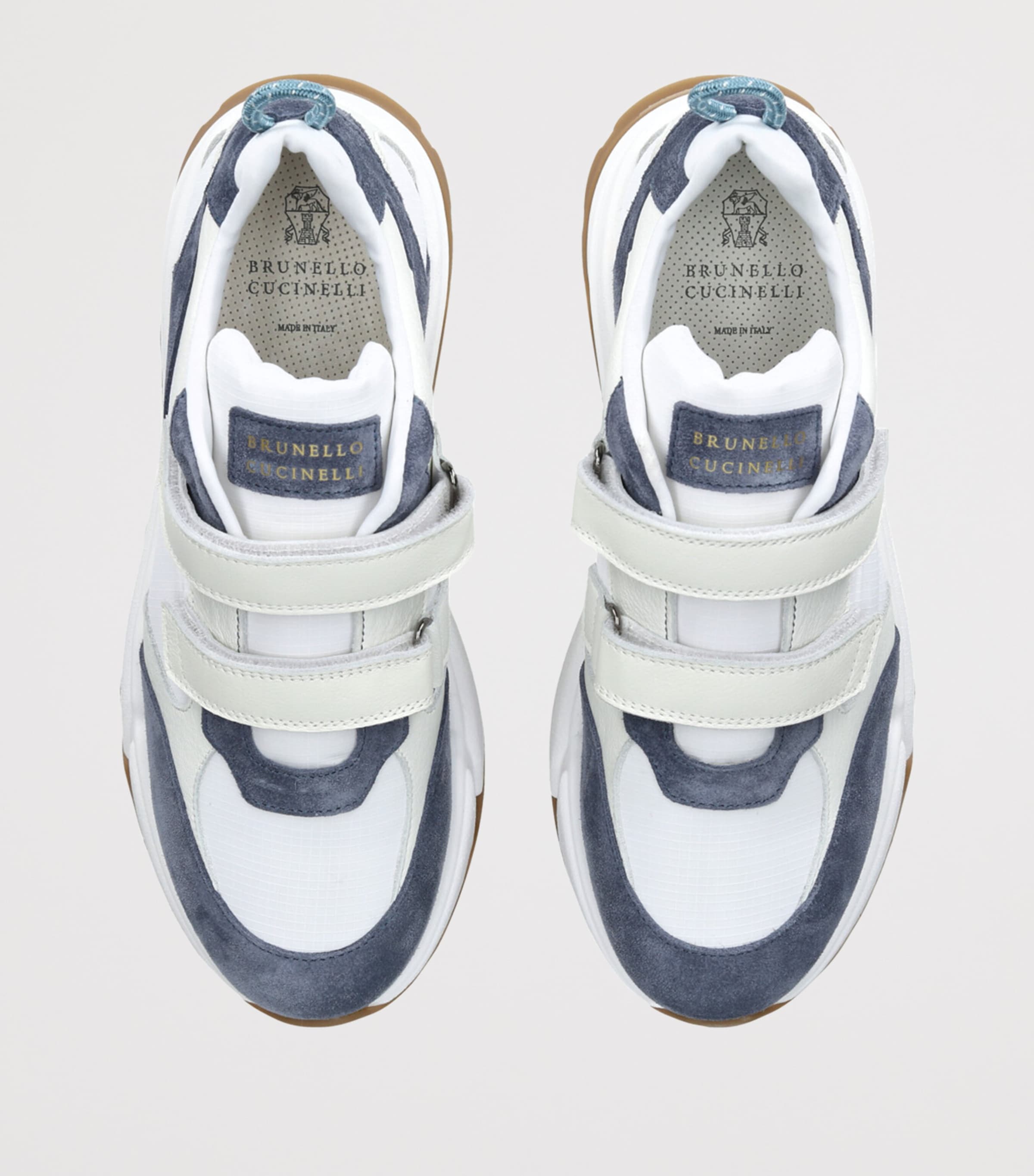Velcro Sneakers WHITE/NAVY Image 4