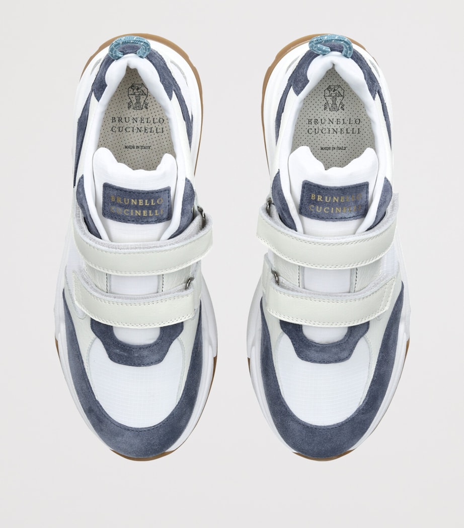 Velcro Sneakers WHITE/NAVY Image 4